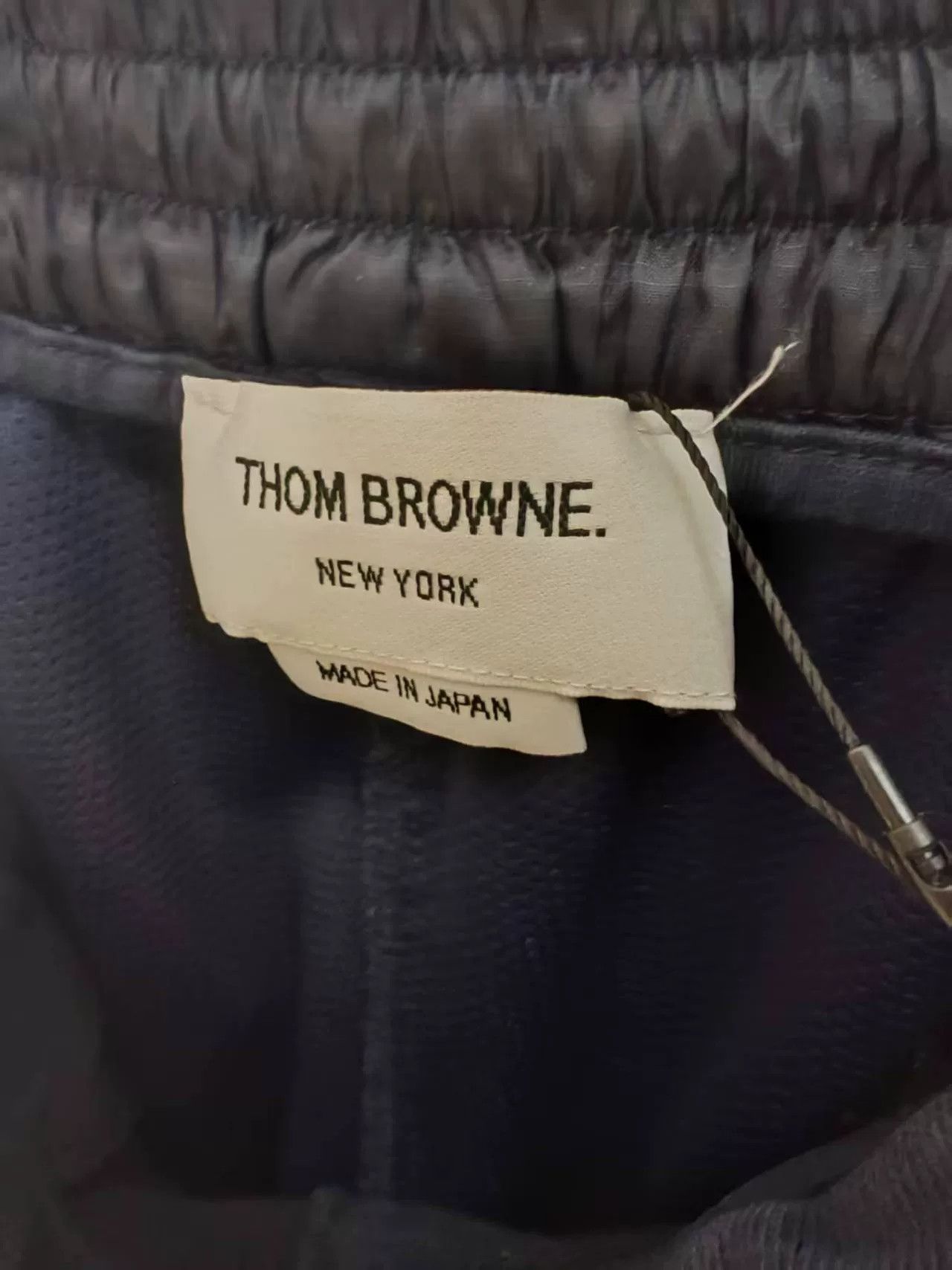 Thom Browne TB Thom Browne Navy Stripe Sweatpants Size US 30 / EU 46 - 4 Thumbnail