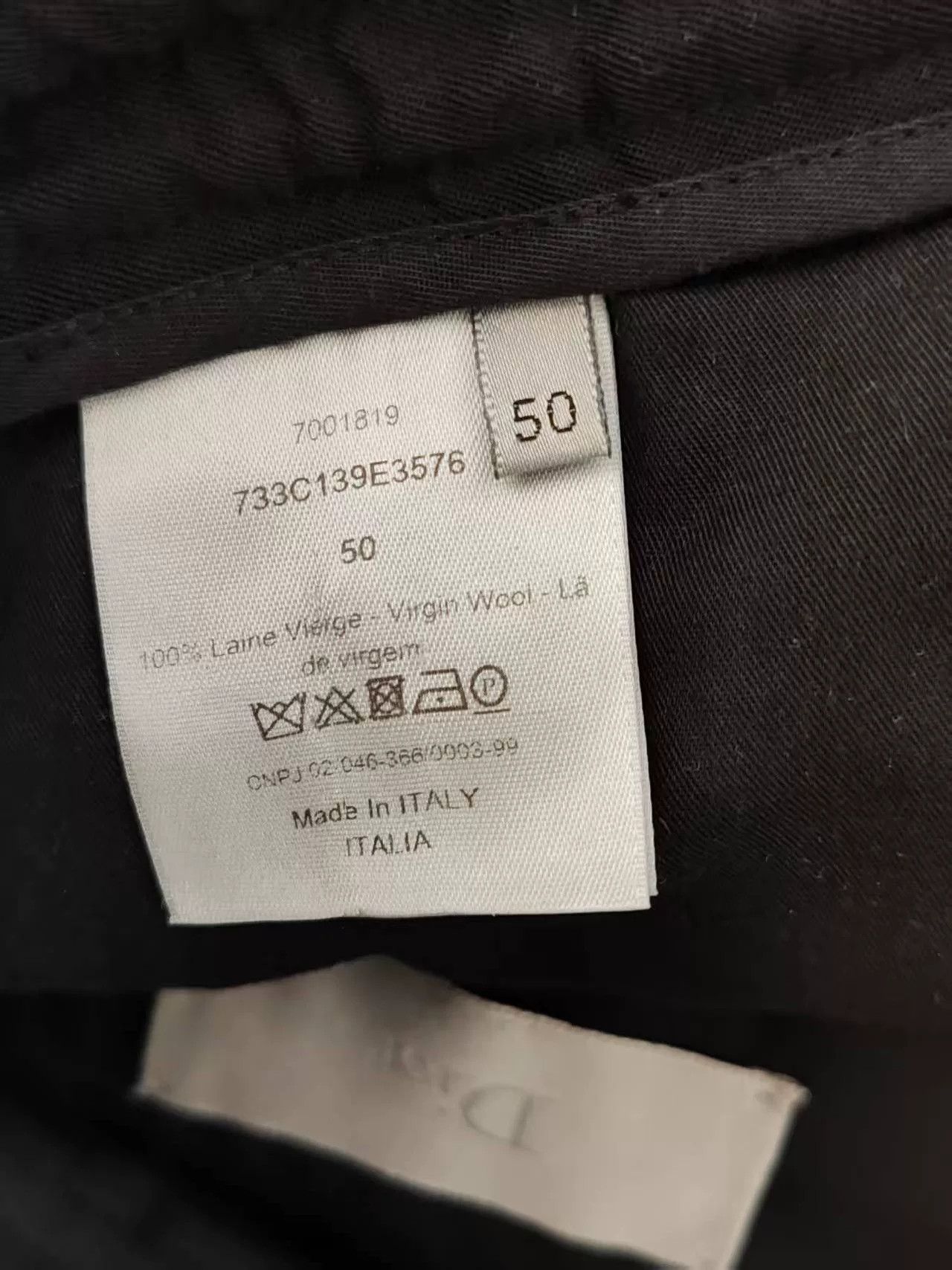 Dior Dior black pants for sale Size US 30 / EU 46 - 3 Thumbnail