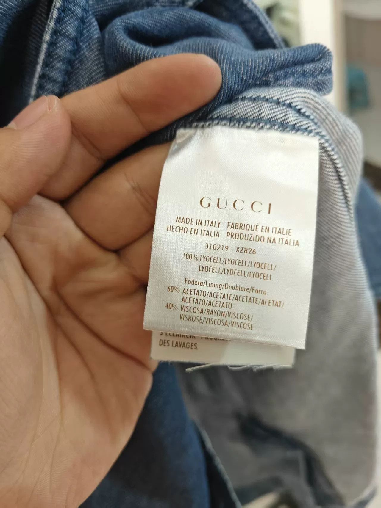 Gucci Authentic Gucci Denim Jacket Size US S / EU 44-46 / 1 - 4 Thumbnail