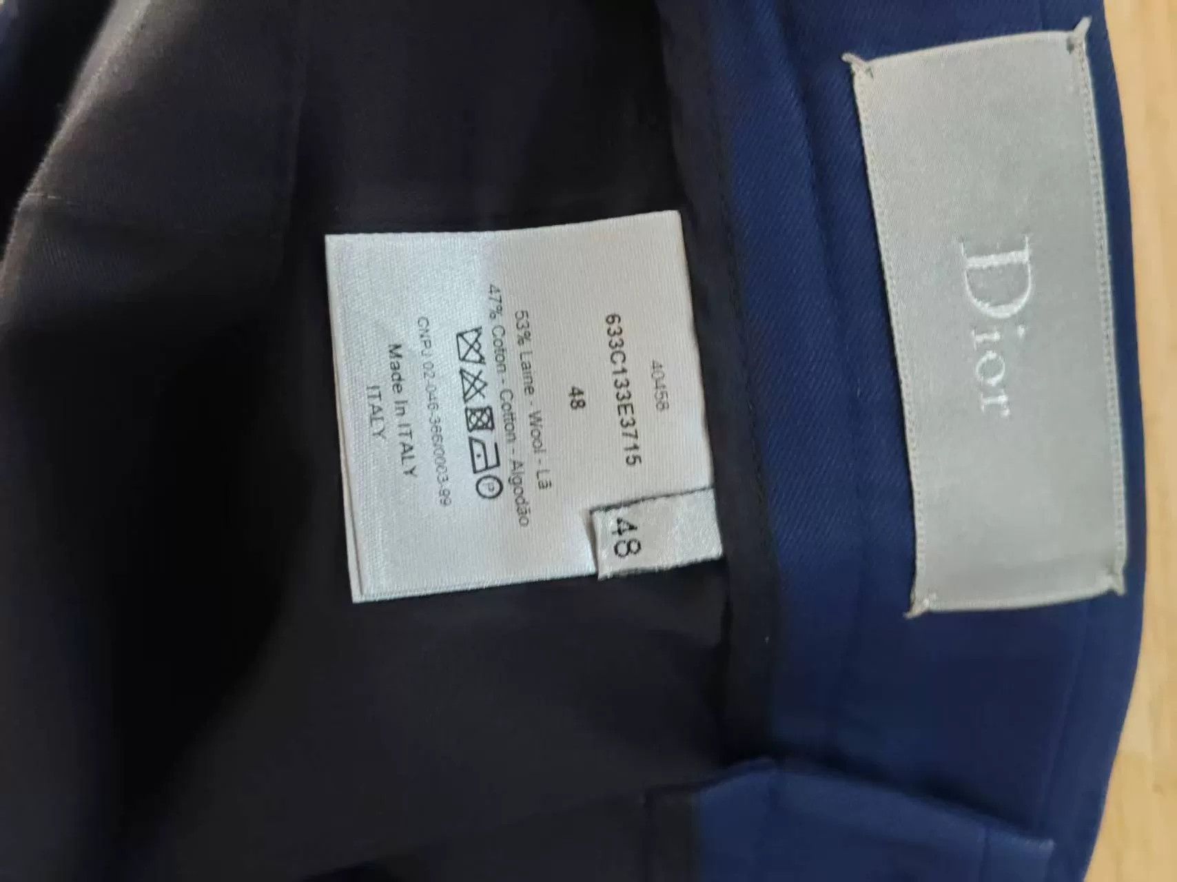 Dior Dior Wool Trousers for Men Size US 32 / EU 48 - 3 Thumbnail