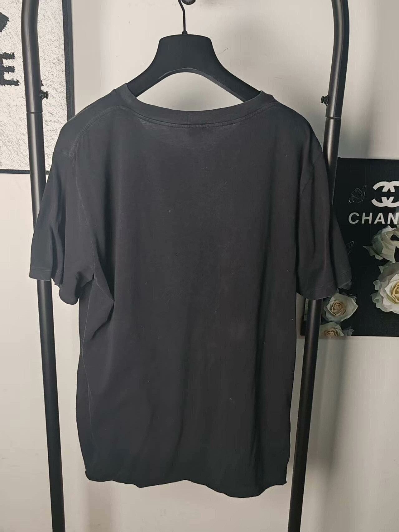 Saint Laurent Paris Saint Laurent Logo Short Sleeve T-Shirt Size US M / EU 48-50 / 2 - 2 Thumbnail