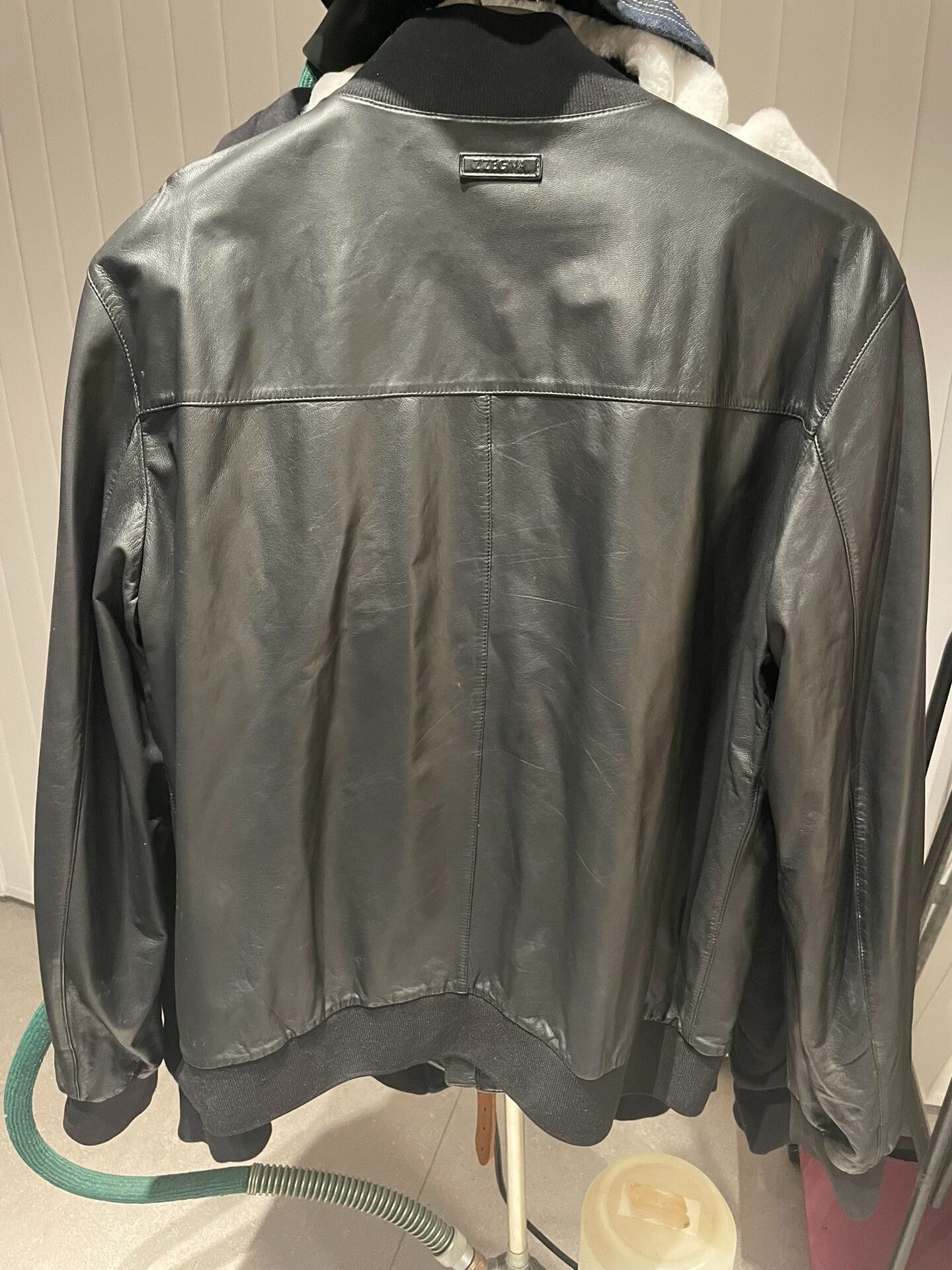 Z Zegna Z Zegna Leather Jacket M Size Size US M / EU 48-50 / 2 - 4 Thumbnail