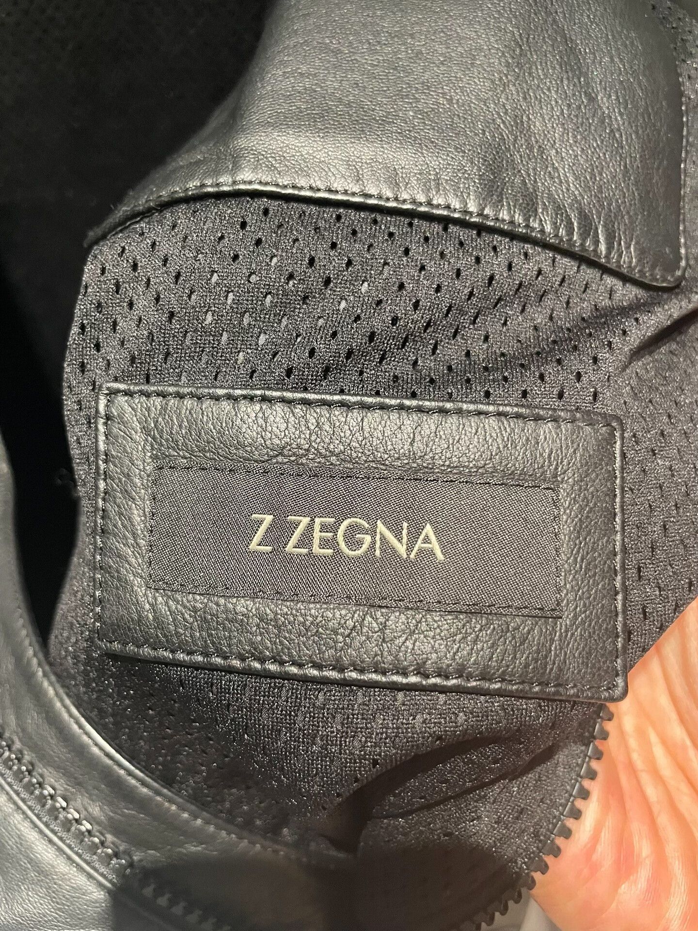 Z Zegna Z Zegna Leather Jacket M Size Size US M / EU 48-50 / 2 - 5 Thumbnail