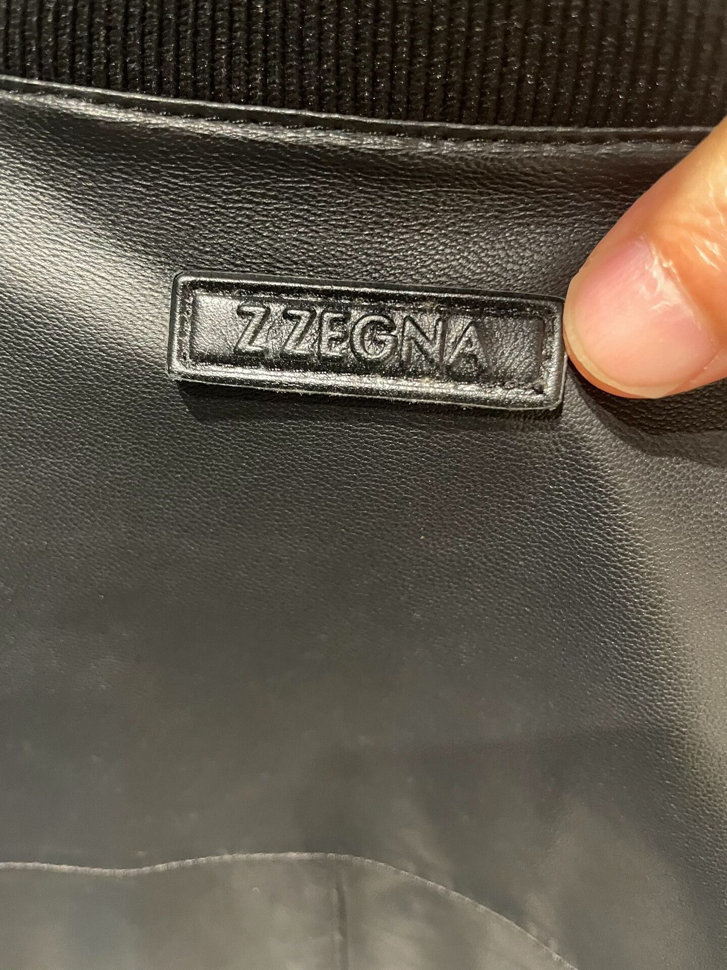 Z Zegna Z Zegna Leather Jacket M Size Size US M / EU 48-50 / 2 - 3 Thumbnail