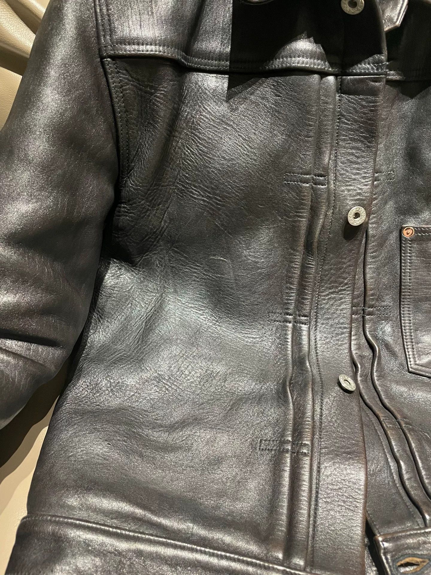 Fine Creek Fine Creek Leather Jacket in Black Size US XS / EU 42 / 0 - 4 Thumbnail