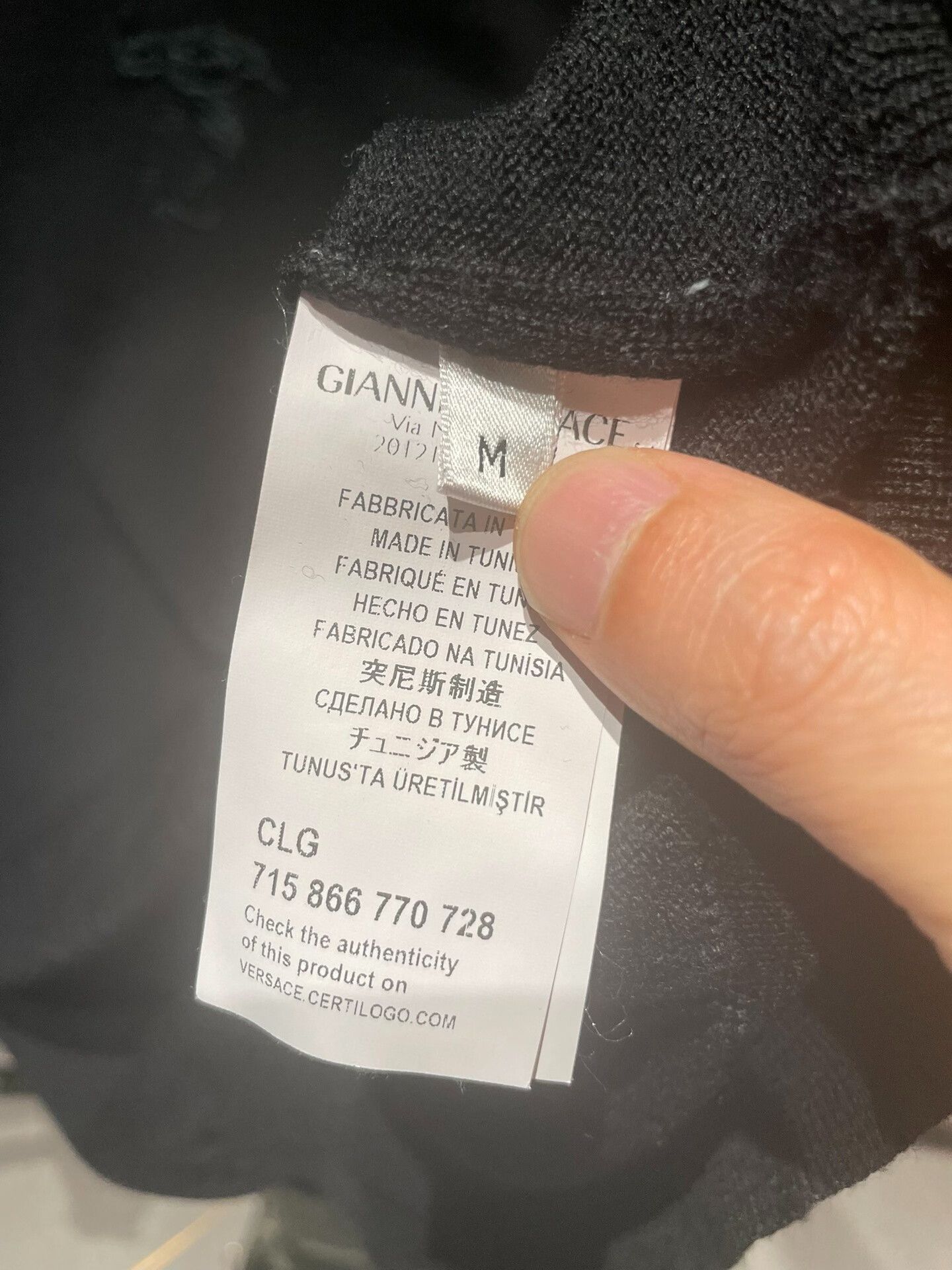 Versace Versace Wool Sweater Size M Size US M / EU 48-50 / 2 - 4 Thumbnail