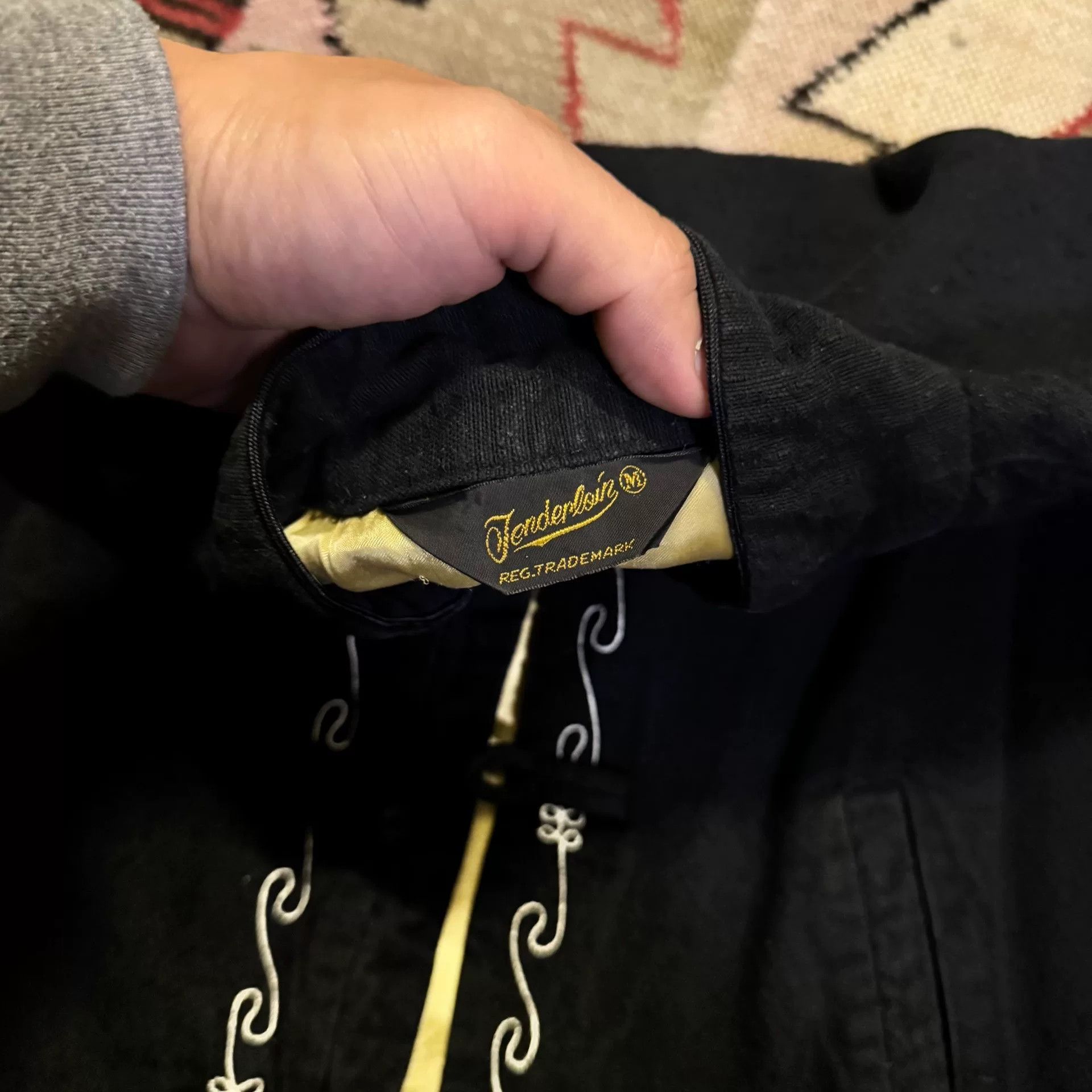 Tenderloin Black Embroidered Asian Style Jacket Size US M / EU 48-50 / 2 - 3 Thumbnail