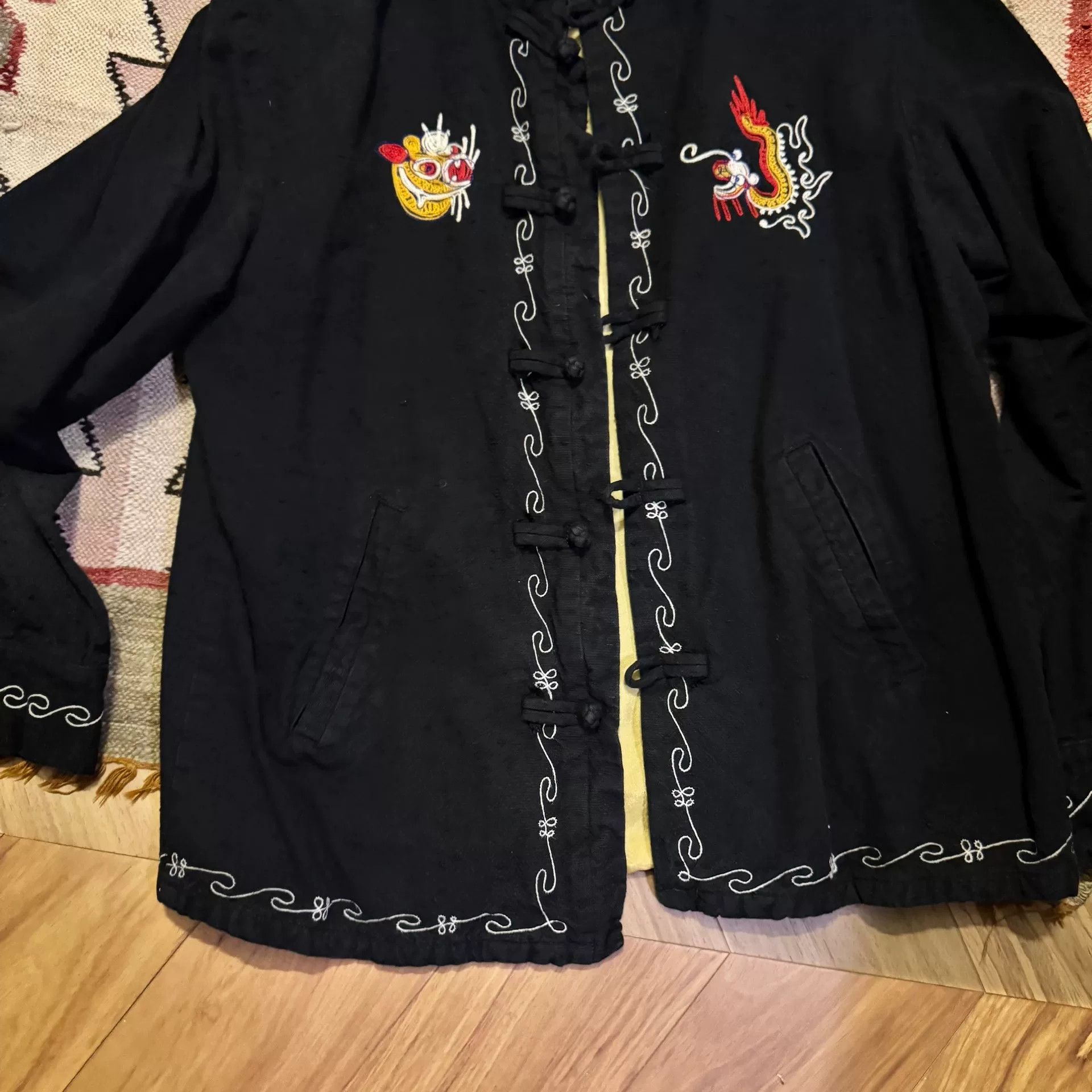 Tenderloin Black Embroidered Asian Style Jacket Size US M / EU 48-50 / 2 - 4 Thumbnail