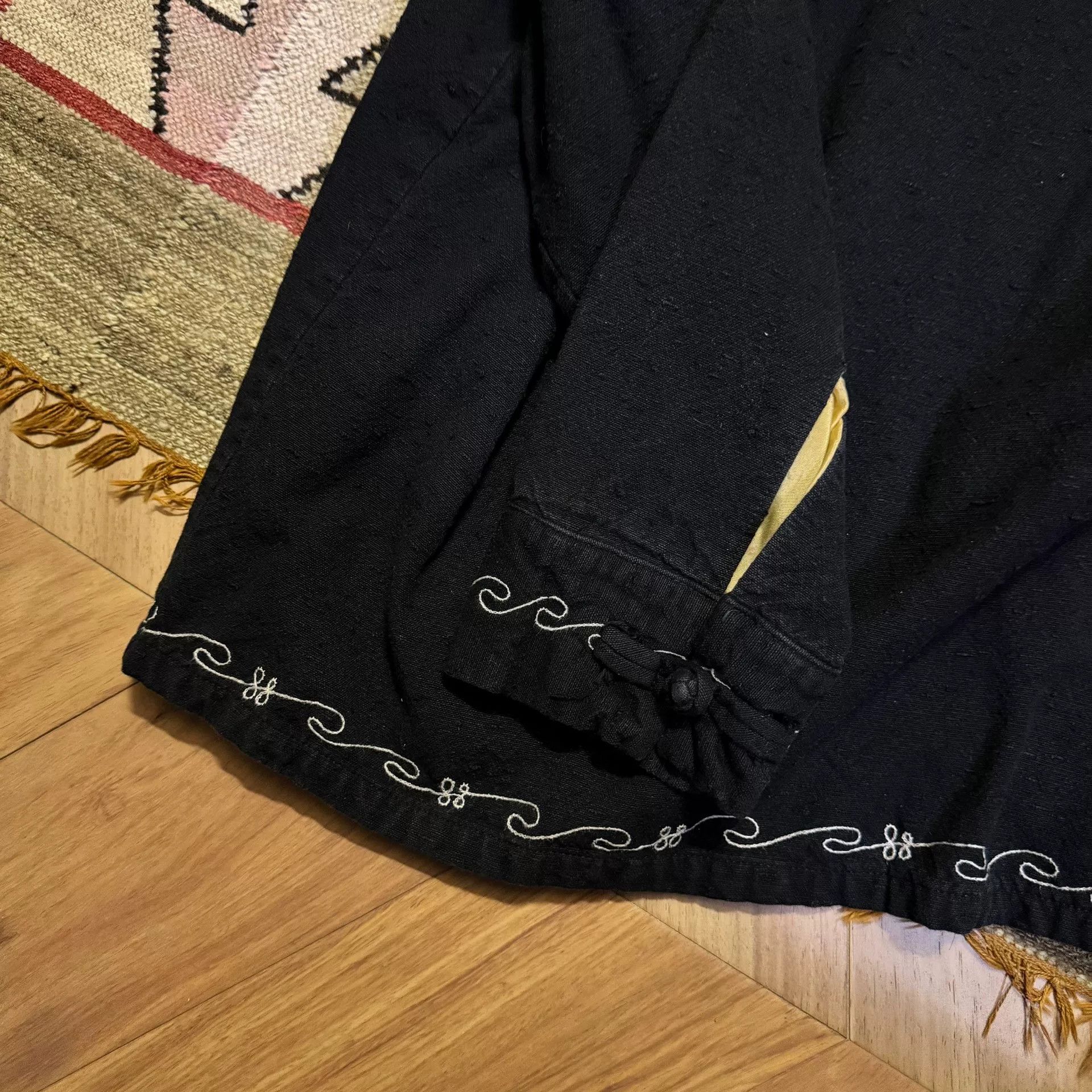 Tenderloin Black Embroidered Asian Style Jacket Size US M / EU 48-50 / 2 - 6 Thumbnail