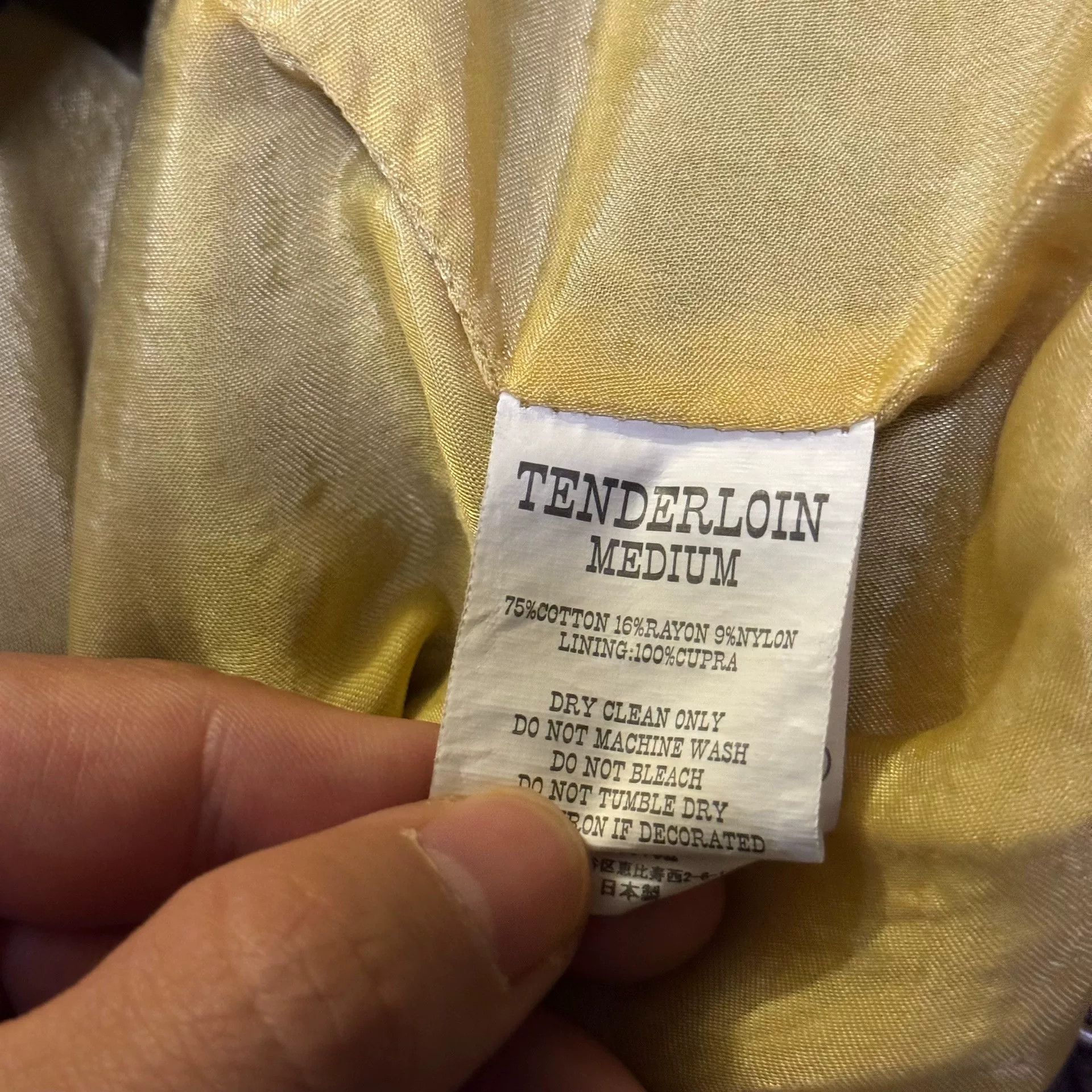 Tenderloin Black Embroidered Asian Style Jacket Size US M / EU 48-50 / 2 - 7 Thumbnail