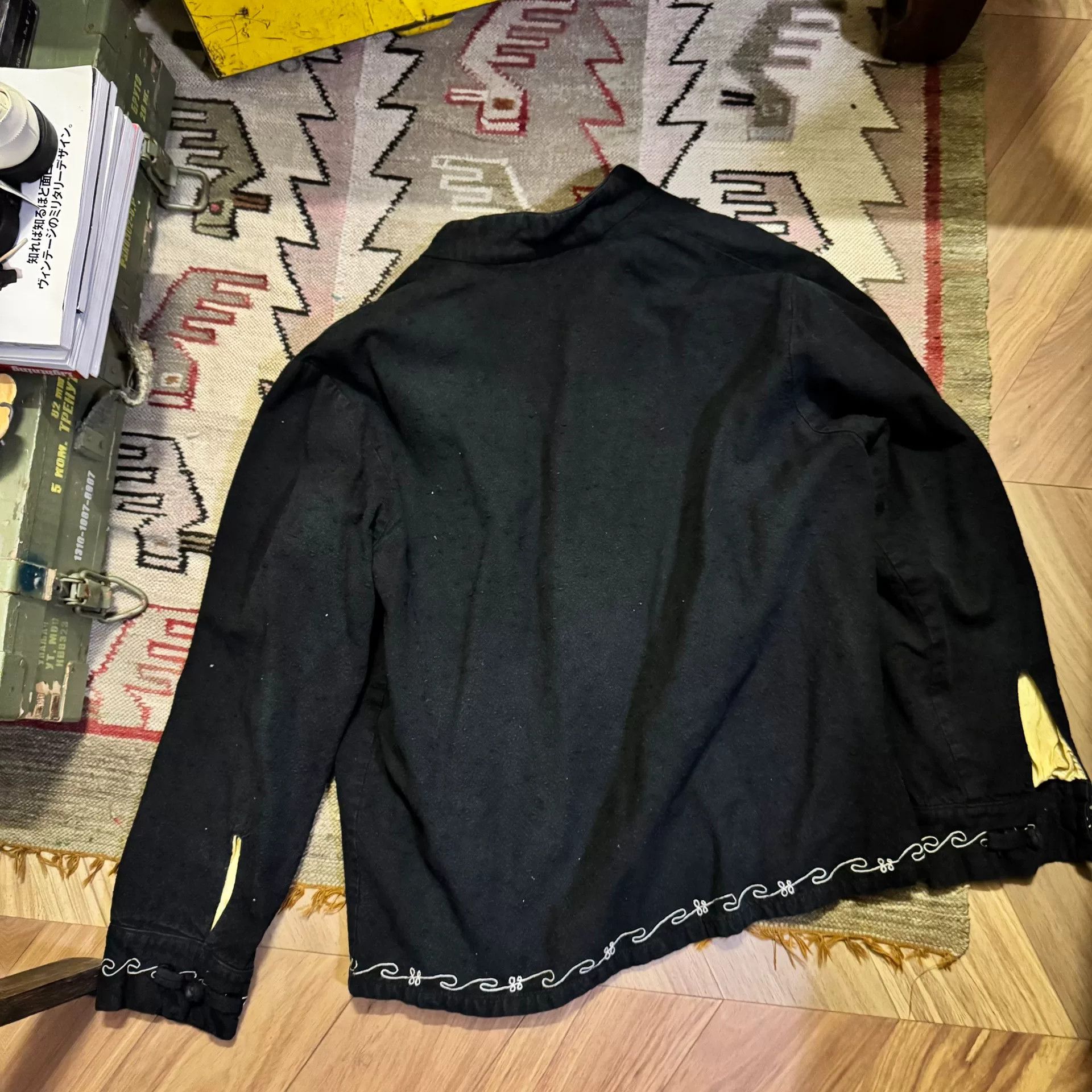 Tenderloin Black Embroidered Asian Style Jacket Size US M / EU 48-50 / 2 - 5 Thumbnail