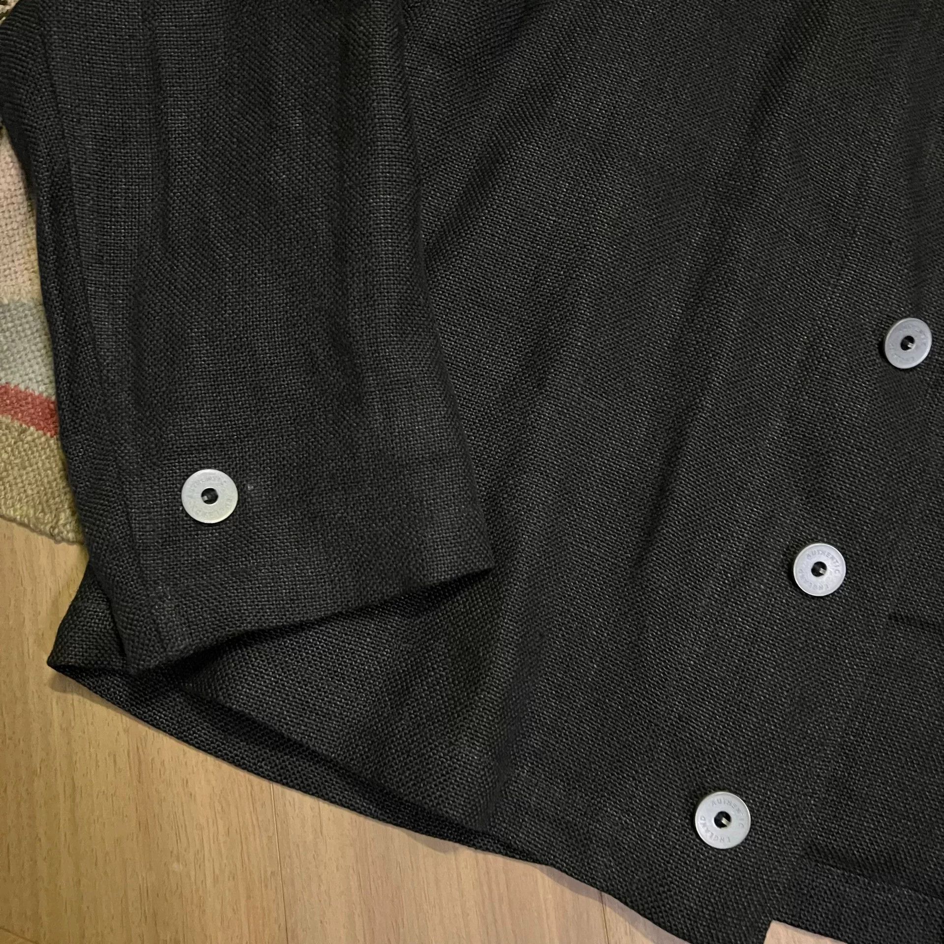 Nigel Cabourn Black Irish Linen Jacket by Nigel Cabourn Size US M / EU 48-50 / 2 - 4 Thumbnail