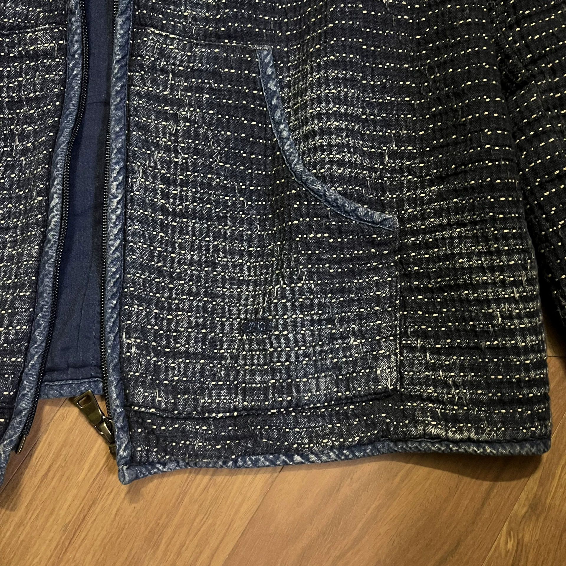 Porter Classic Kendo Sashiko Light Zip Parka Size US M / EU 48-50 / 2 - 4 Thumbnail