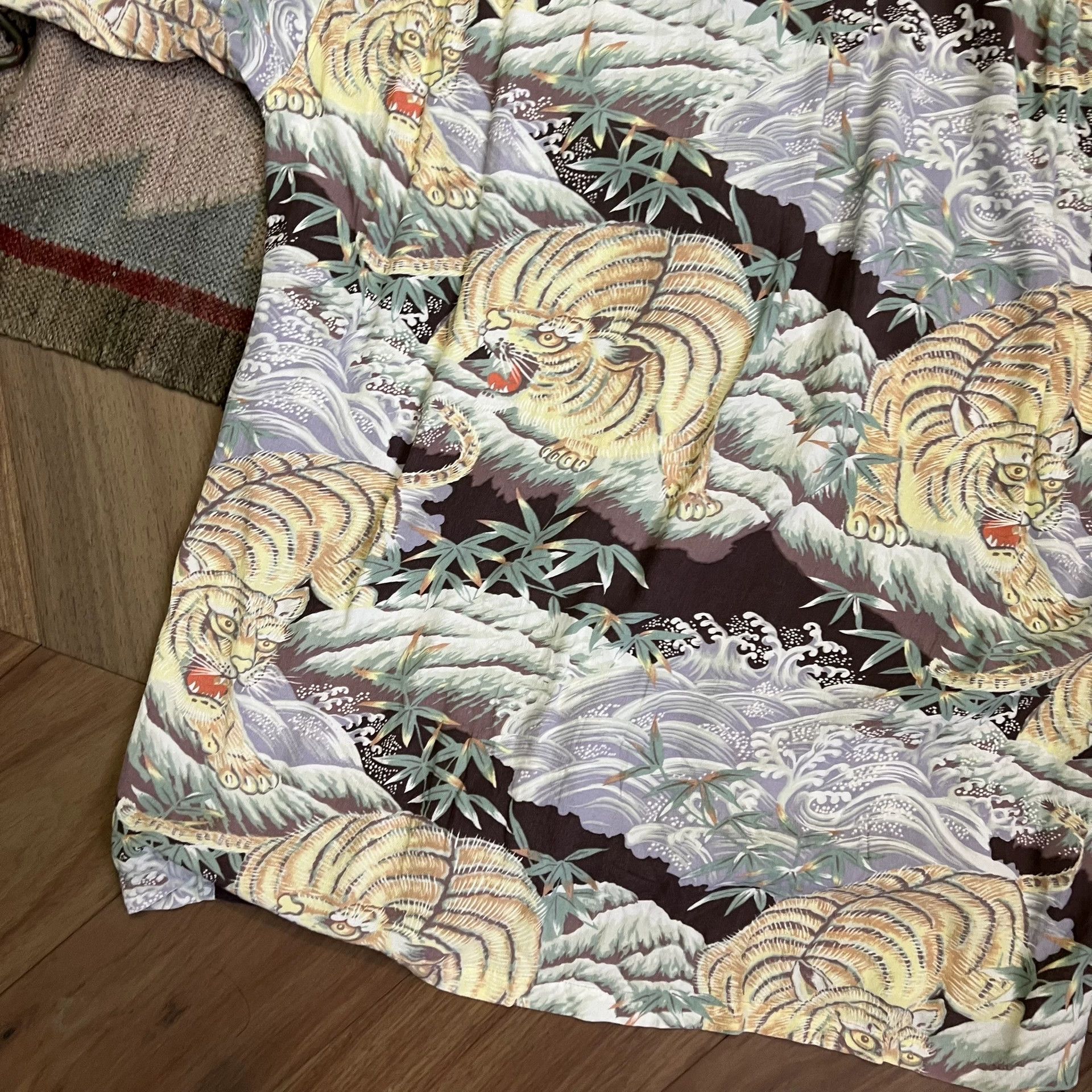 Sun Surf Japanese Tiger Pattern Aloha Shirt Size US L / EU 52-54 / 3 - 5 Thumbnail