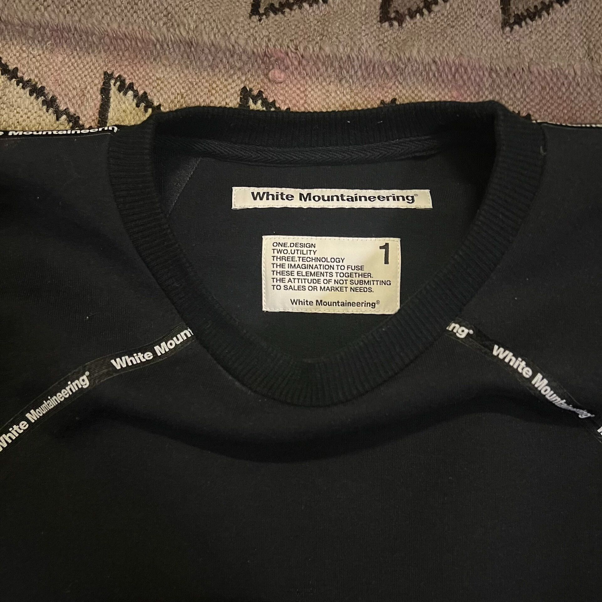 White Mountaineering White Mountaineering Sweatshirt for All Seasons Size US S / EU 44-46 / 1 - 2 Thumbnail