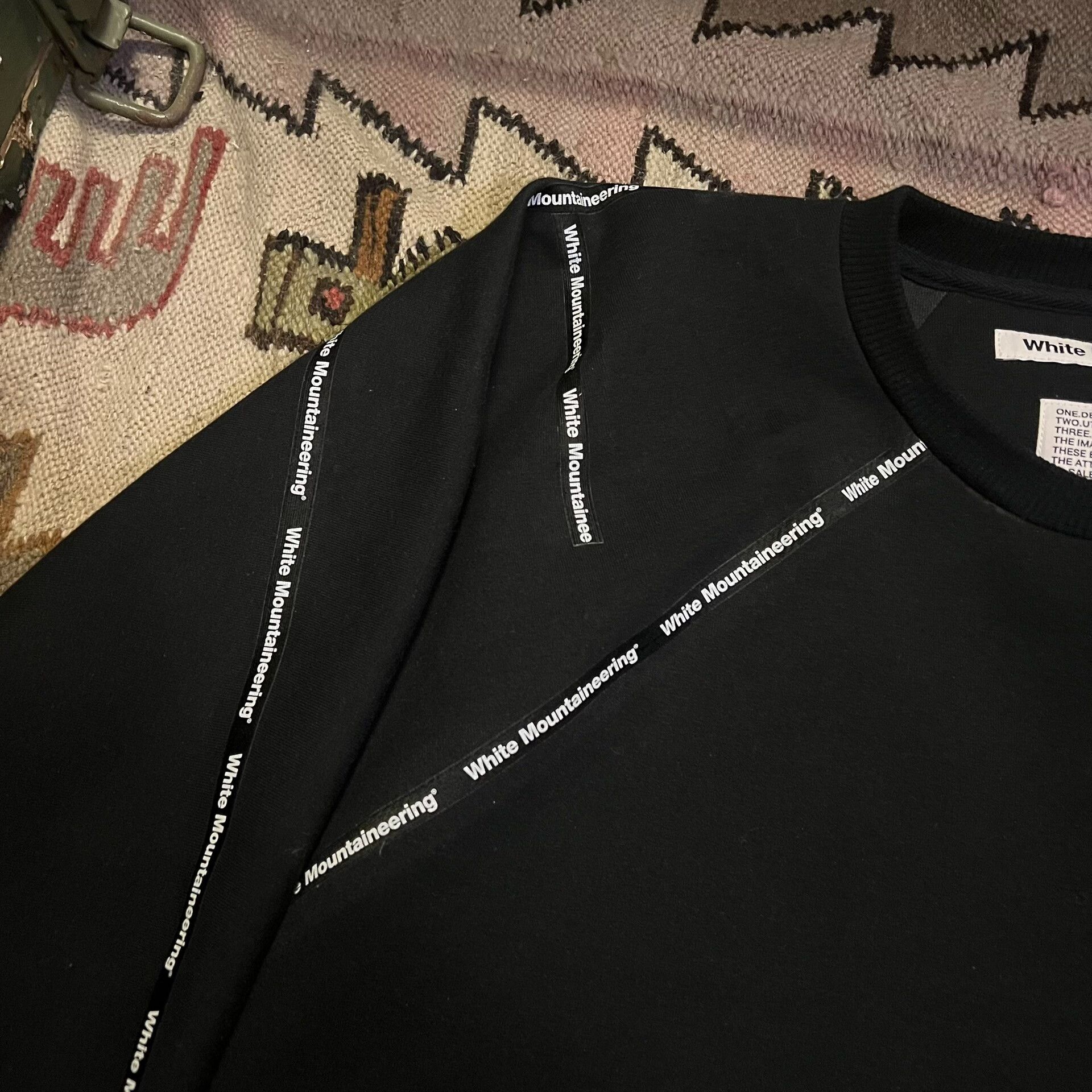 White Mountaineering White Mountaineering Sweatshirt for All Seasons Size US S / EU 44-46 / 1 - 6 Thumbnail