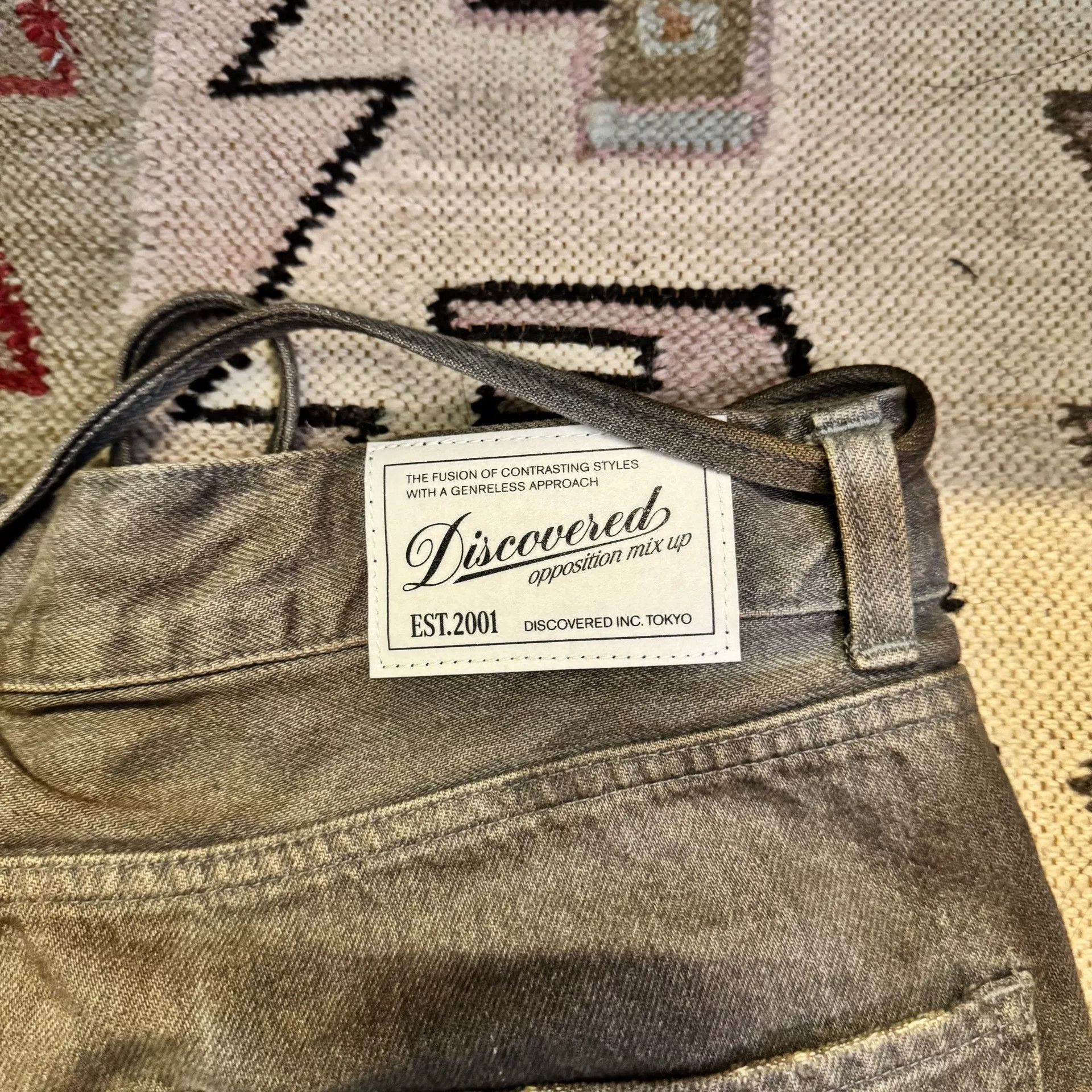 DISCOVERED Distressed Japanese Denim Pants Size US 28 / EU 44 - 6 Thumbnail