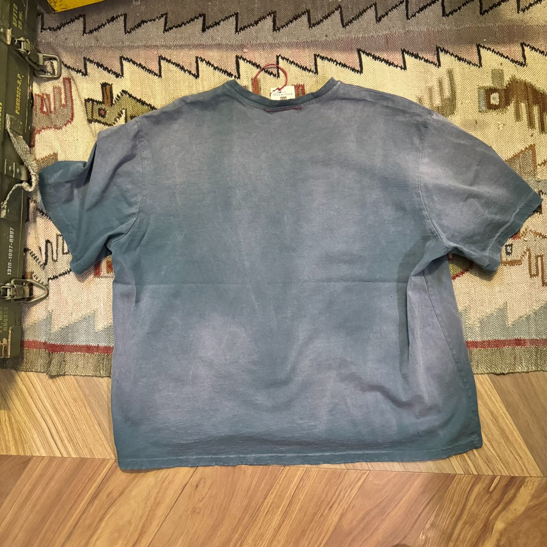 MOOJIMOOJIUS Oversized Crop T-Shirt Sun Fade Green Size US M / EU 48-50 / 2 - 2 Thumbnail