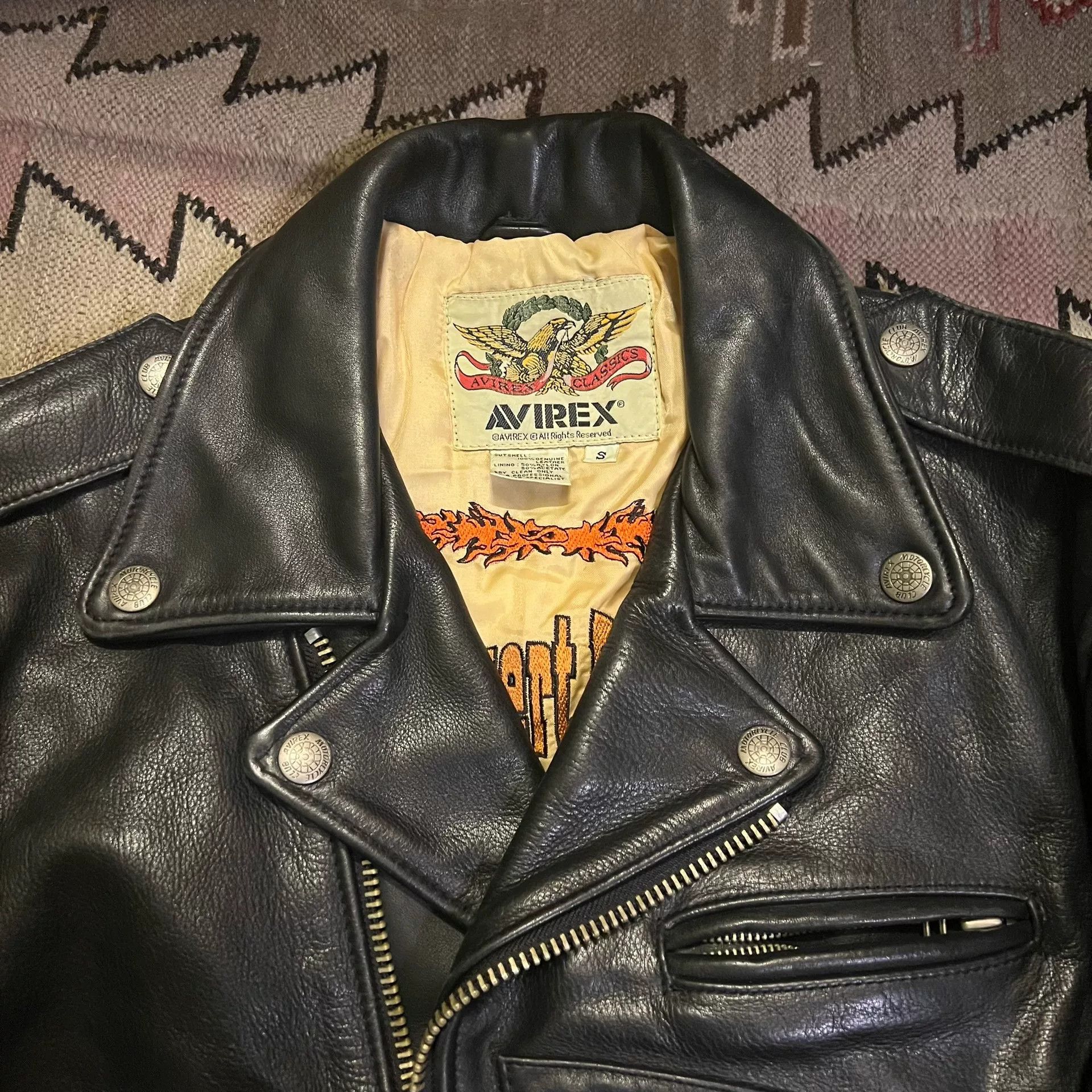 Avirex 90s Vintage Avirex Riders Jacket Size US S / EU 44-46 / 1 - 4 Thumbnail