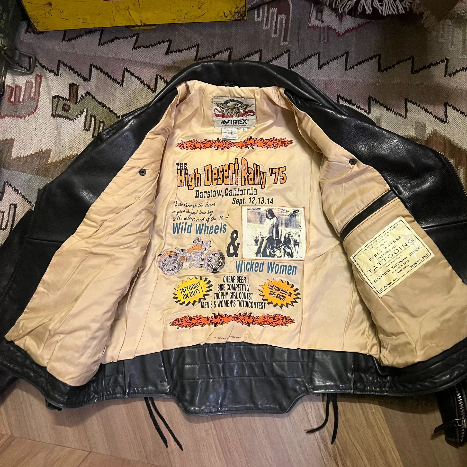 Avirex 90s Vintage Avirex Riders Jacket Size US S / EU 44-46 / 1 - 3 Thumbnail
