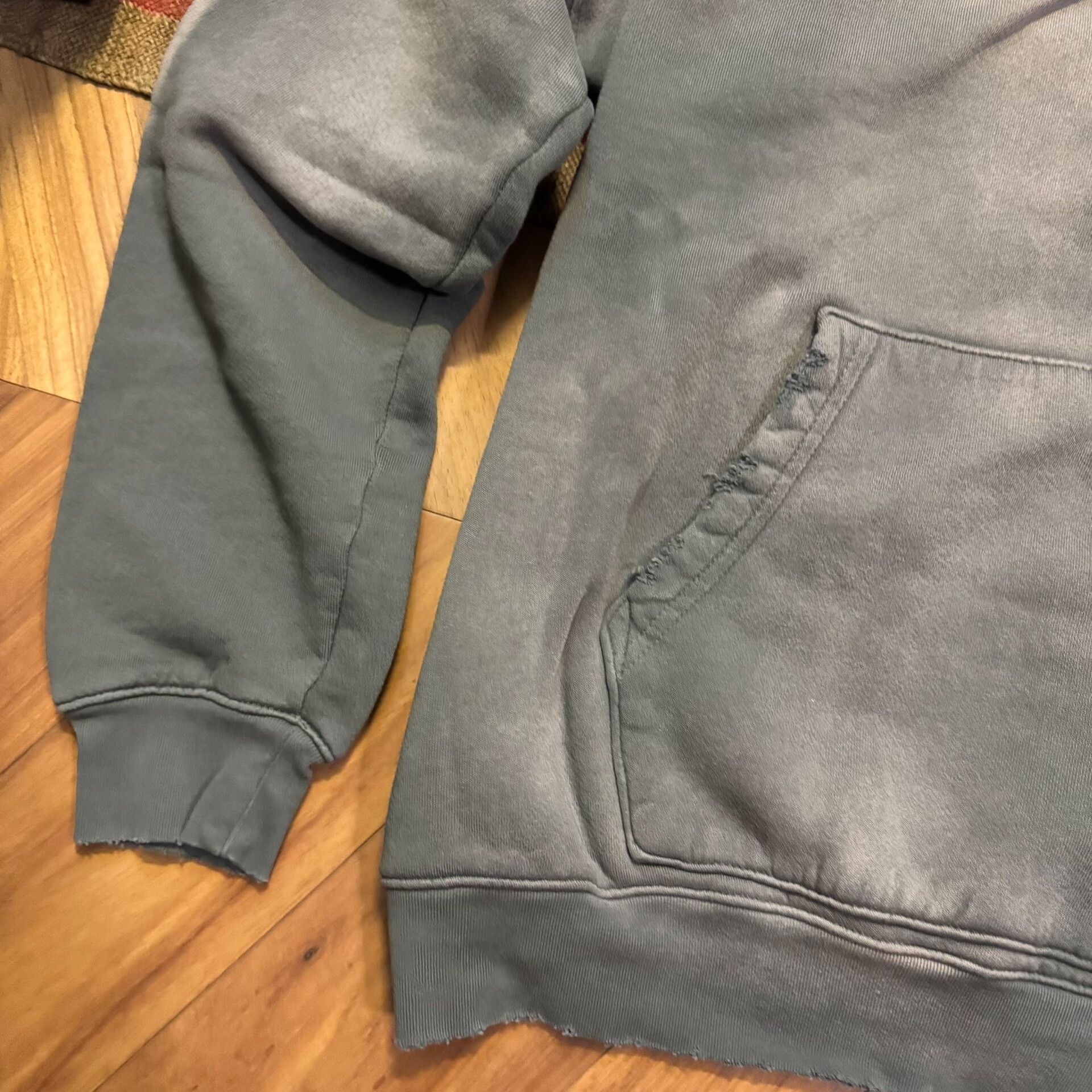 MOOJIMOOJIUS Oversized Crop Hoodie Aged Emerald Green Size US M / EU 48-50 / 2 - 5 Thumbnail