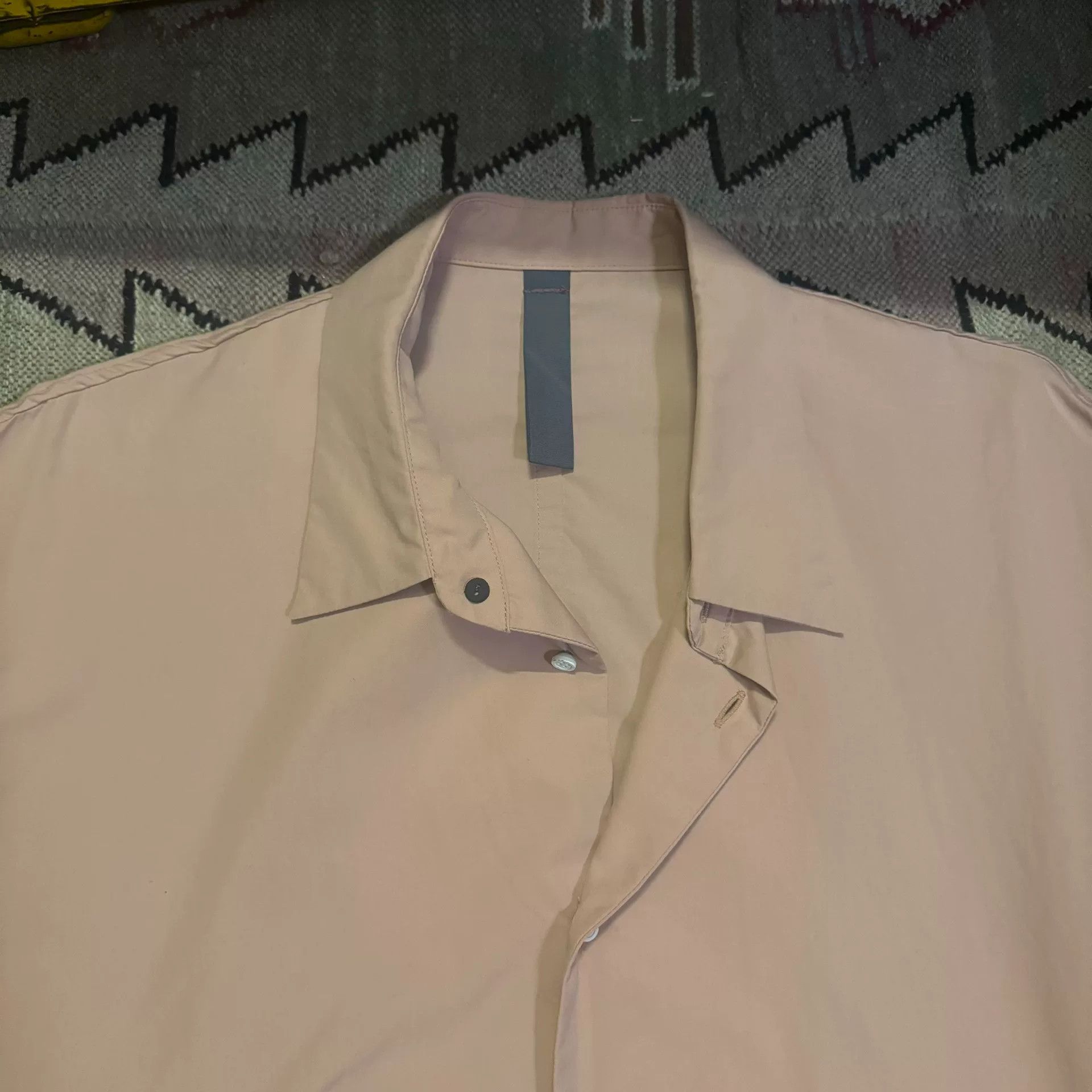 SHINYAKOZUKA Shinya Kozuka Pink Oversized Short-Sleeve Shirt Size US S / EU 44-46 / 1 - 3 Thumbnail