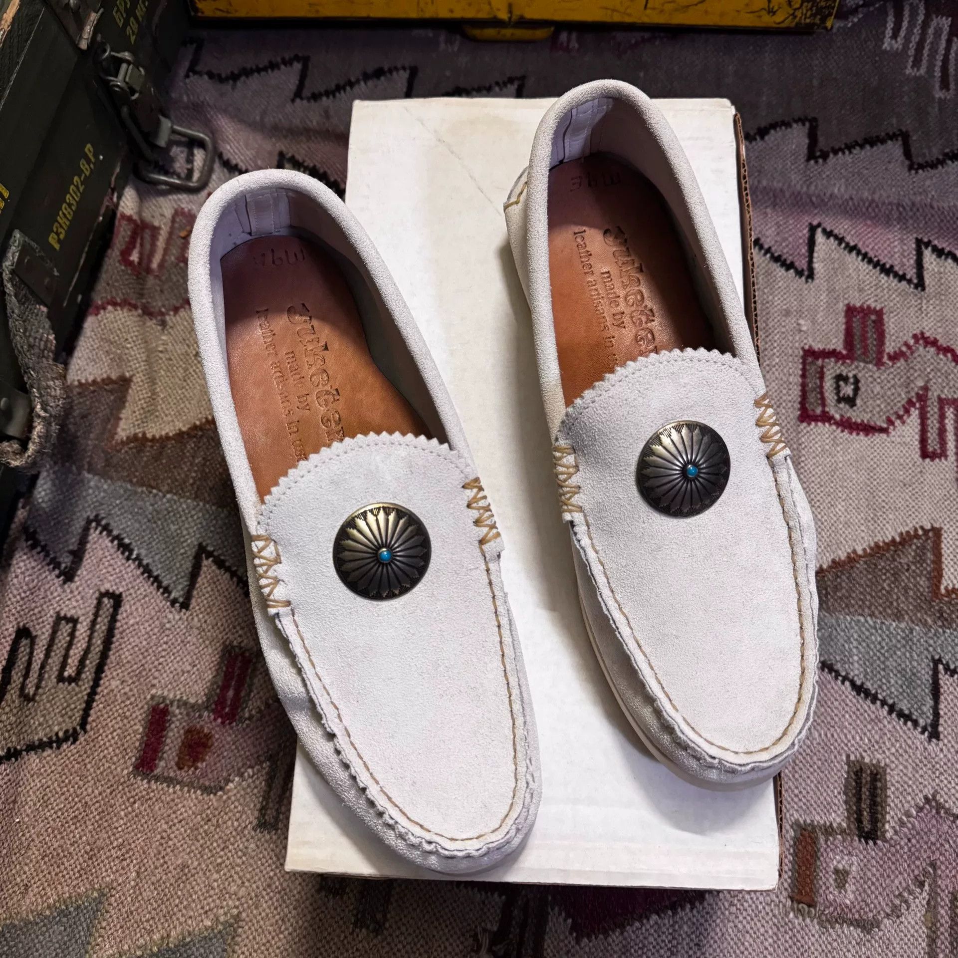 Yuketen Yuketen Concho Moc II Suede Shoes Size US 9 / EU 42 - 2 Thumbnail
