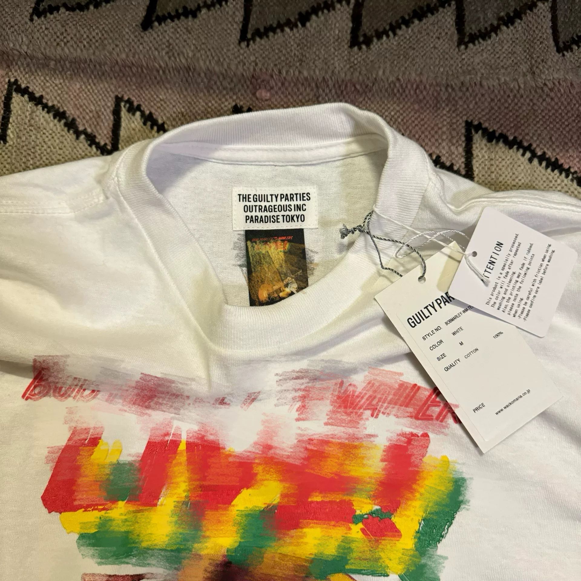 Wacko Maria Wacko Maria Bob Marley Short Sleeve Tee Size US M / EU 48-50 / 2 - 3 Thumbnail