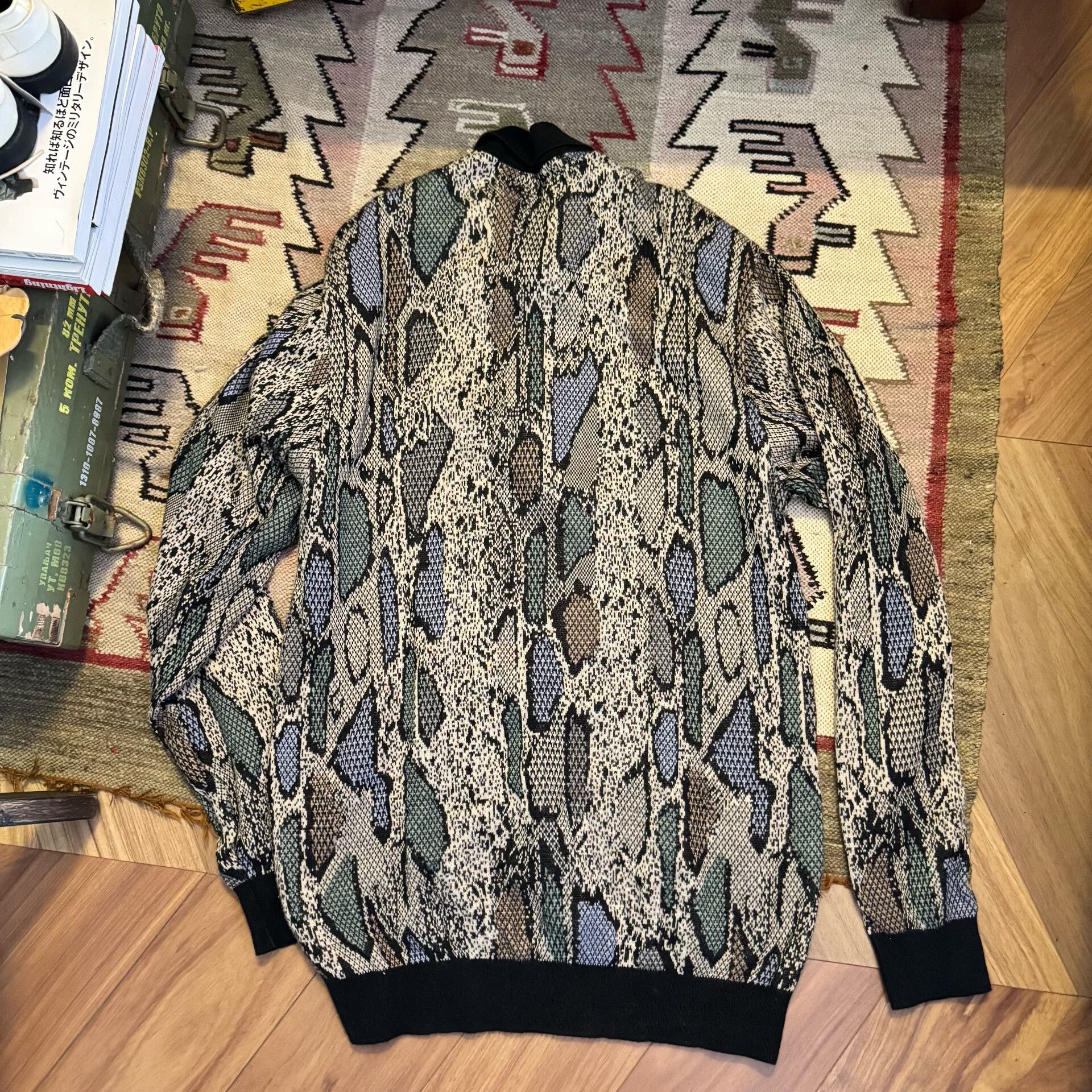 Wacko Maria Wacko Maria Snake Print Long Sleeve Polo Size US M / EU 48-50 / 2 - 5 Thumbnail