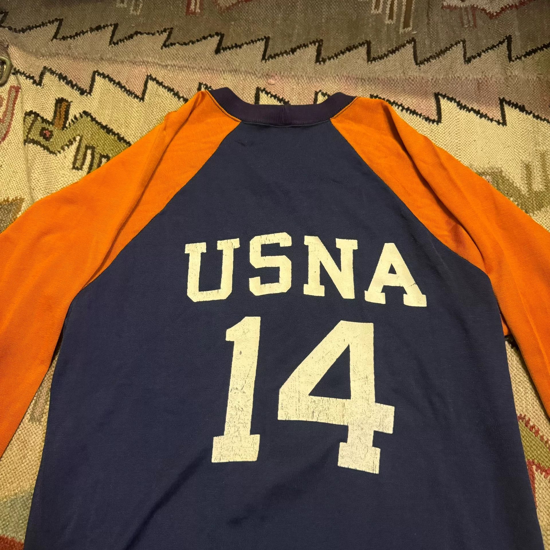 Champion Vintage 70s USNA Champion Raglan Tee Size US XS / EU 42 / 0 - 5 Thumbnail