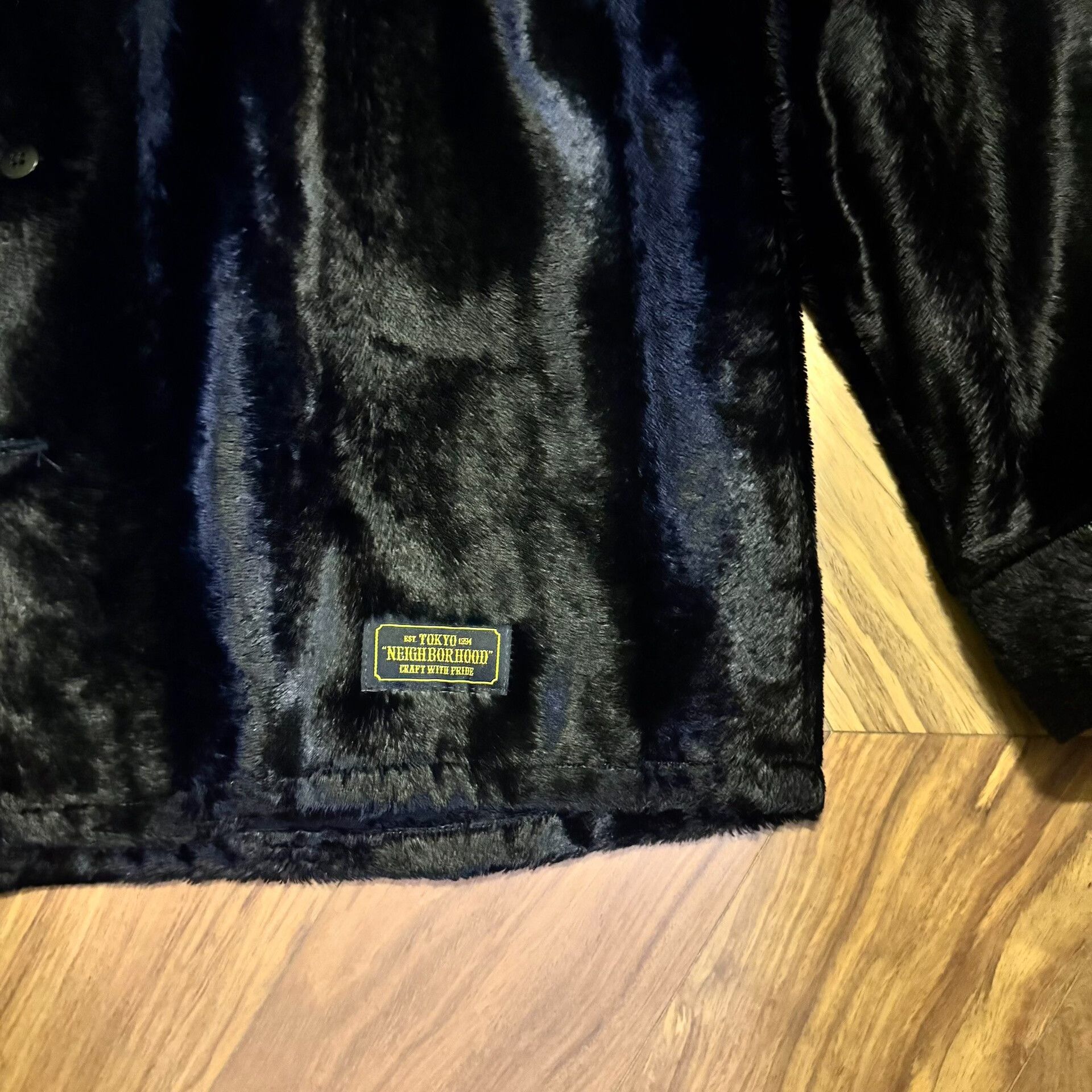 Neighborhood Black Long Sleeve Fur Shirt Size US M / EU 48-50 / 2 - 3 Thumbnail
