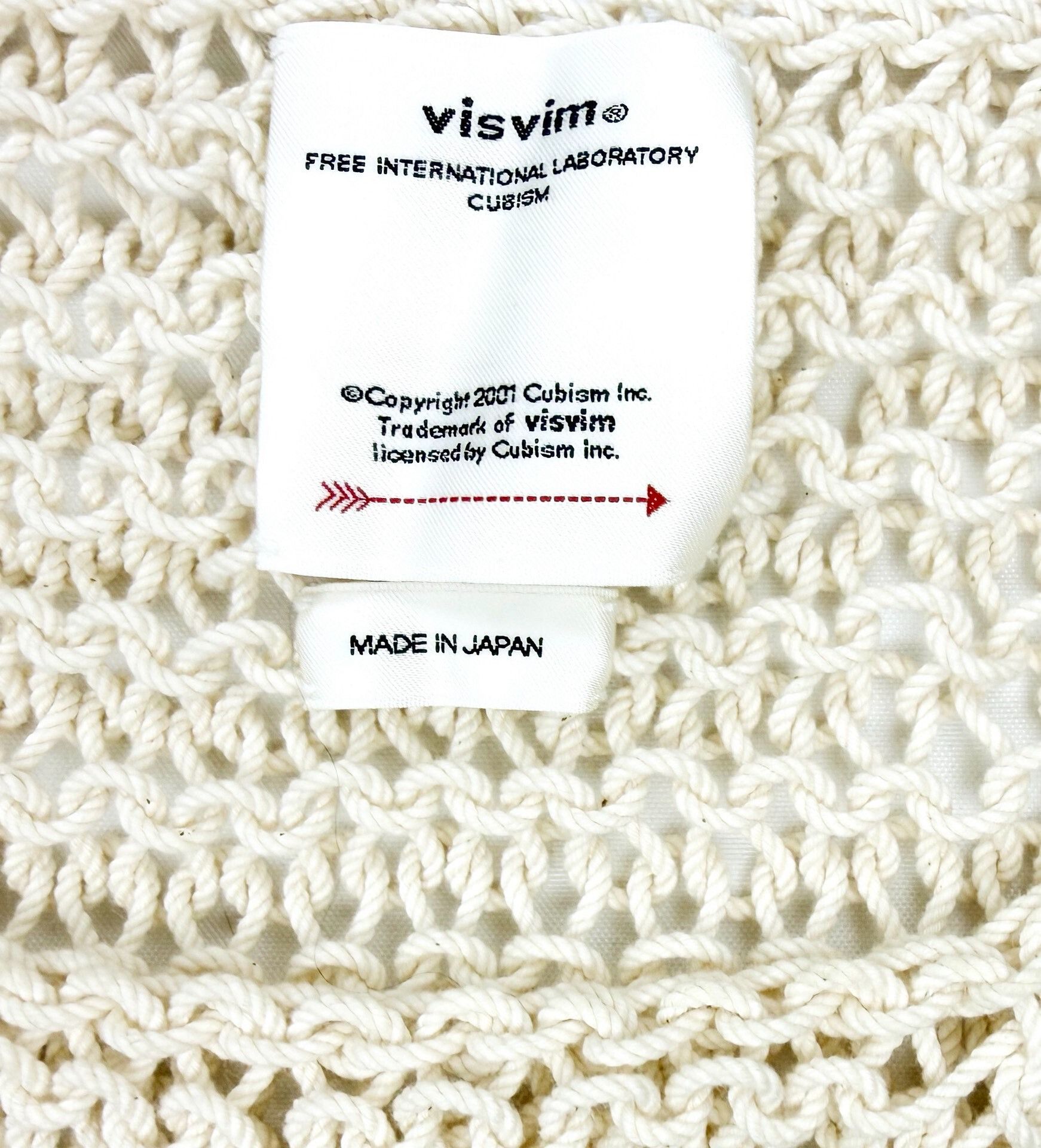 Visvim Visvim Lattice Hand-Knit Vest Size US XL / EU 56 / 4 - 4 Thumbnail