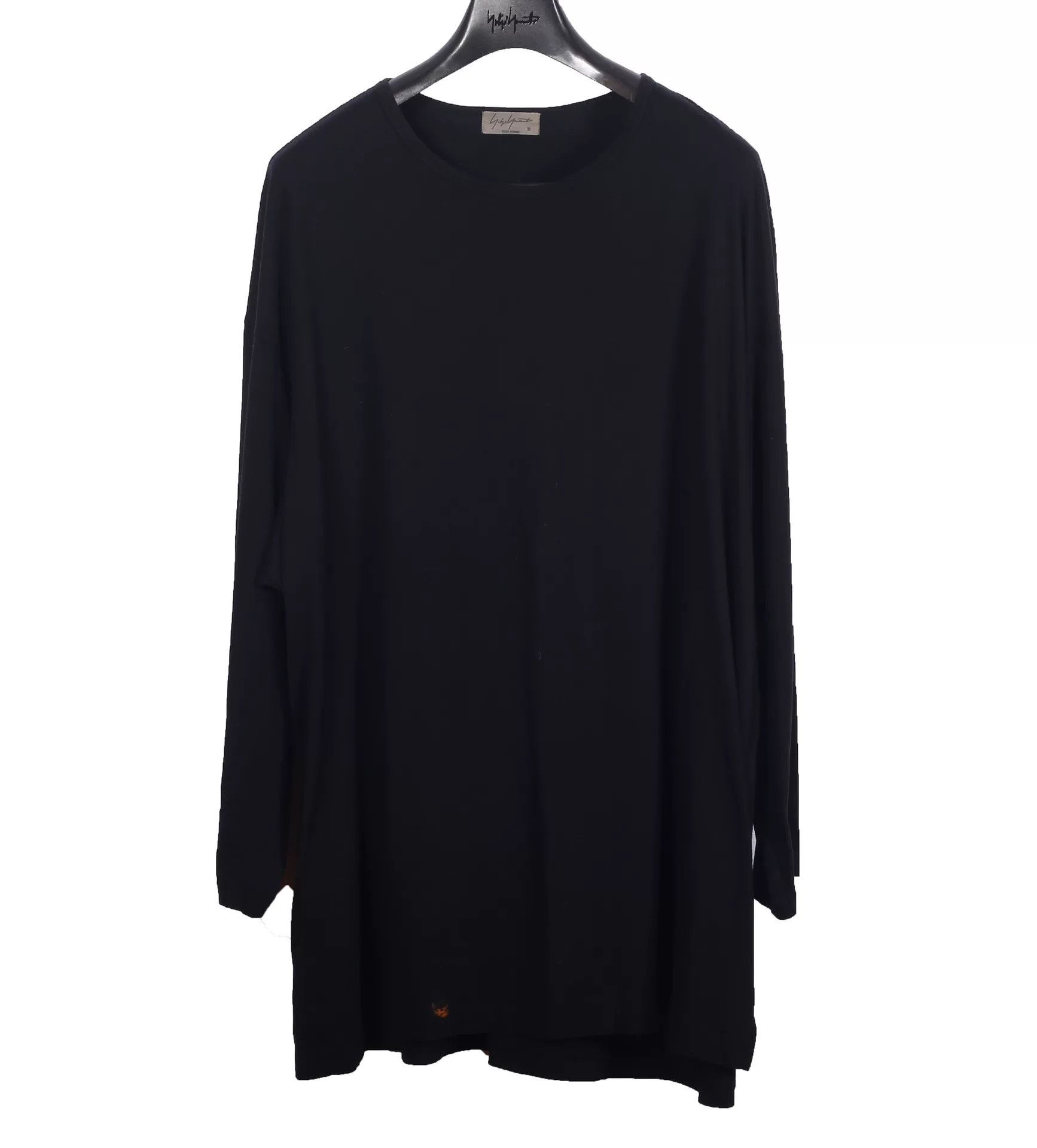 Yohji Yamamoto Yohji Yamamoto Black Long Sleeve T-Shirt Size US M / EU 48-50 / 2 - 2 Thumbnail