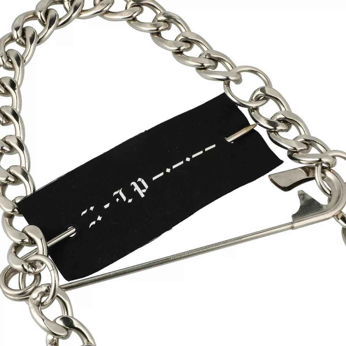 Takahiromiyashita The Soloist. Takahiro Miyashita Safety Pin Necklace Size ONE SIZE - 4 Thumbnail