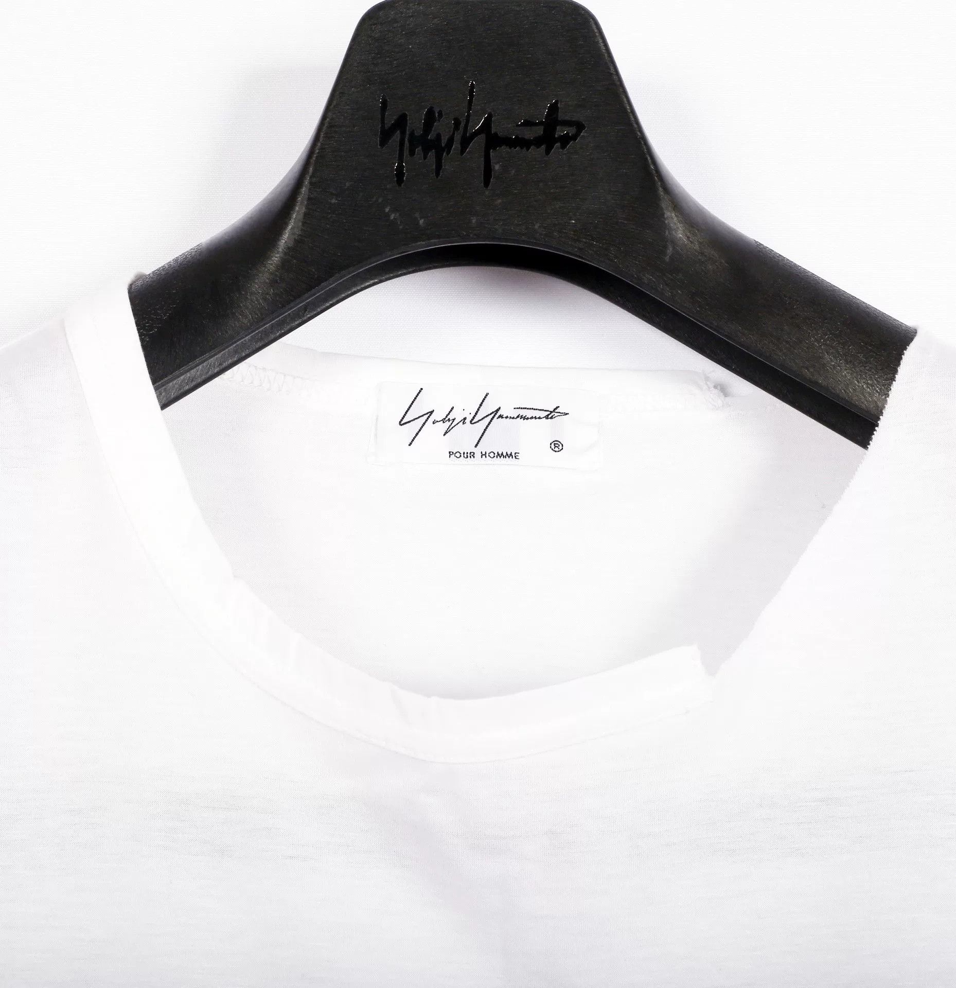 Yohji Yamamoto Yohji Yamamoto Pour Homme Irregular Cut Tee Size US M / EU 48-50 / 2 - 4 Thumbnail