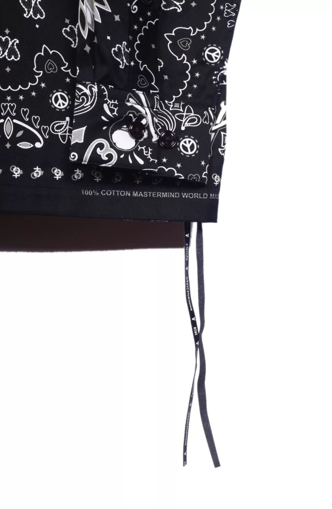 Mastermind Japan Mastermind Japan Black Bandana Print Shirt Size US S / EU 44-46 / 1 - 6 Thumbnail