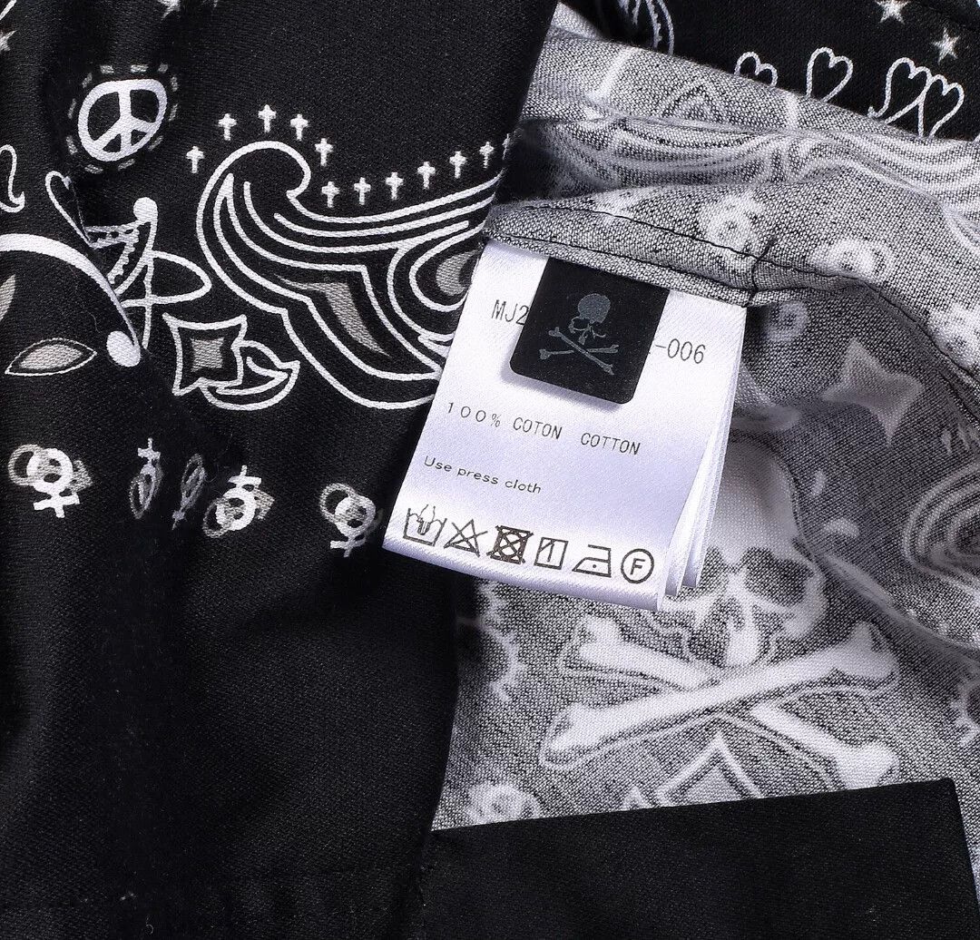 Mastermind Japan Mastermind Japan Black Bandana Print Shirt Size US S / EU 44-46 / 1 - 7 Thumbnail