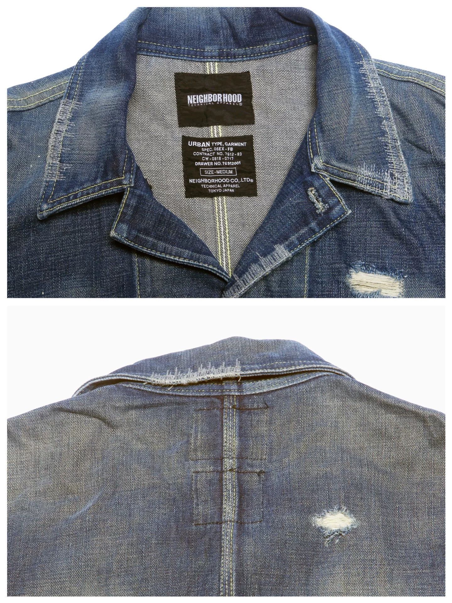 Neighborhood Neighborhood Indigo Denim Jacket Size US M / EU 48-50 / 2 - 6 Thumbnail