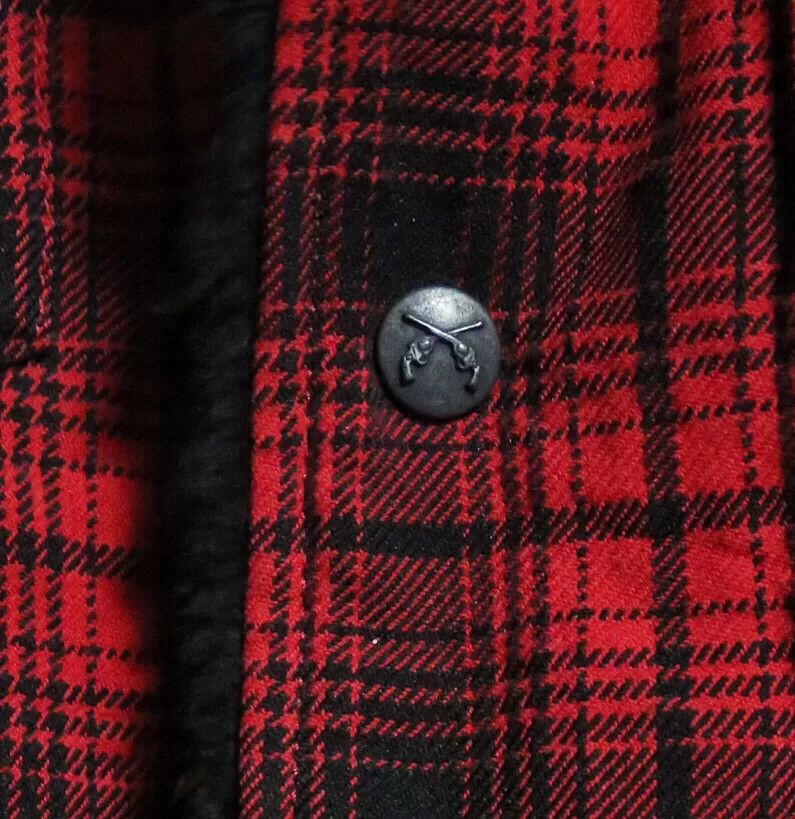 Black Red Plaid Sherpa Lined Coat