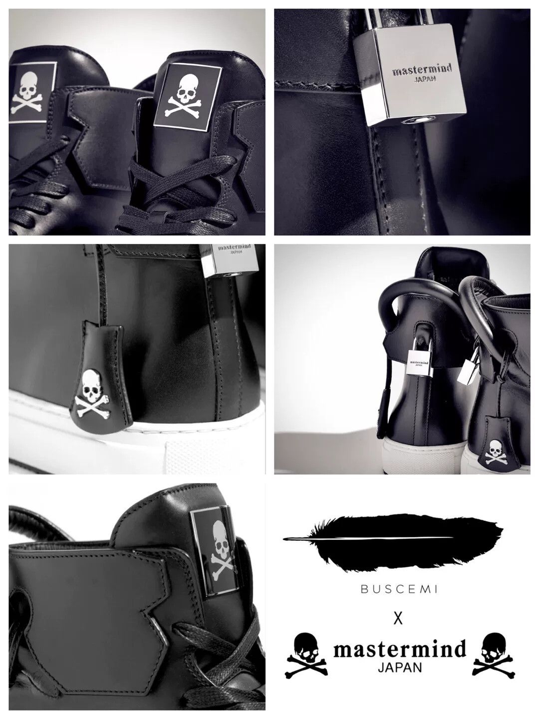 Mastermind Japan Mastermind Japan Buscemi High-Top Sneakers Size US 9 / EU 42 - 10 Thumbnail