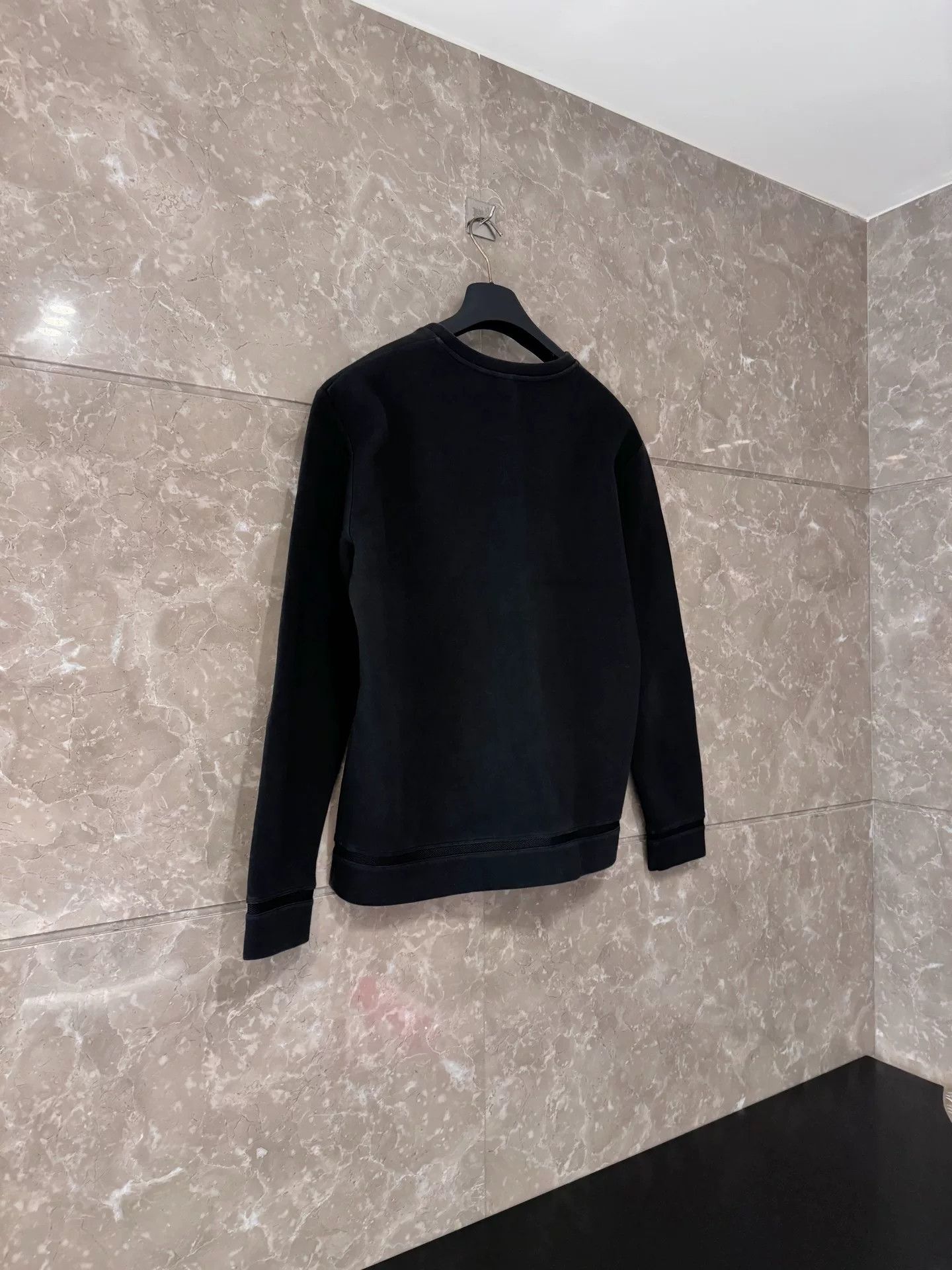 Balenciaga Black Balenciaga Cotton Long Sleeve Hoodie Size US S / EU 44-46 / 1 - 2 Thumbnail