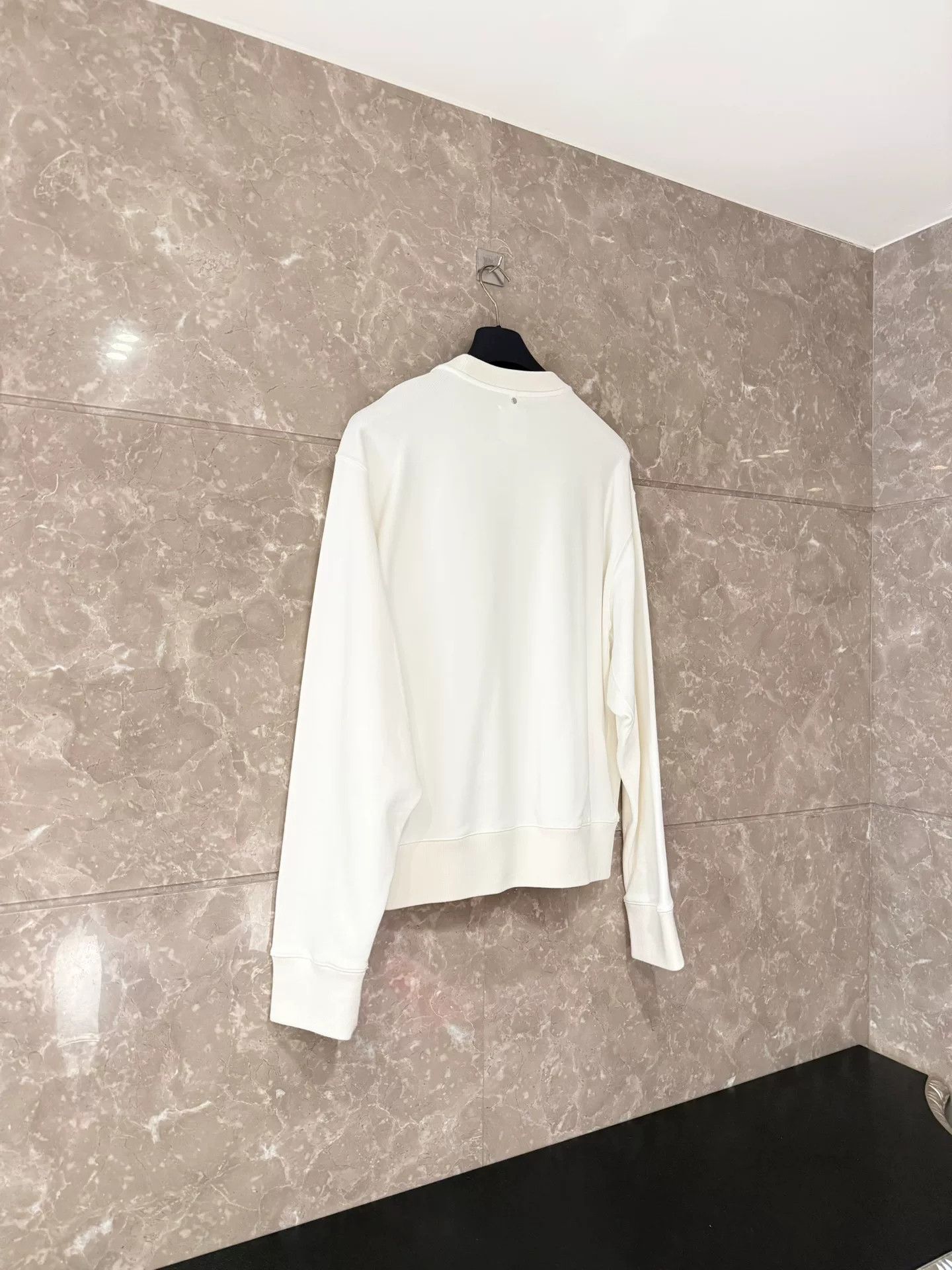 OAMC OAMC White Signature Long Sleeve Sweatshirt Size US S / EU 44-46 / 1 - 2 Thumbnail