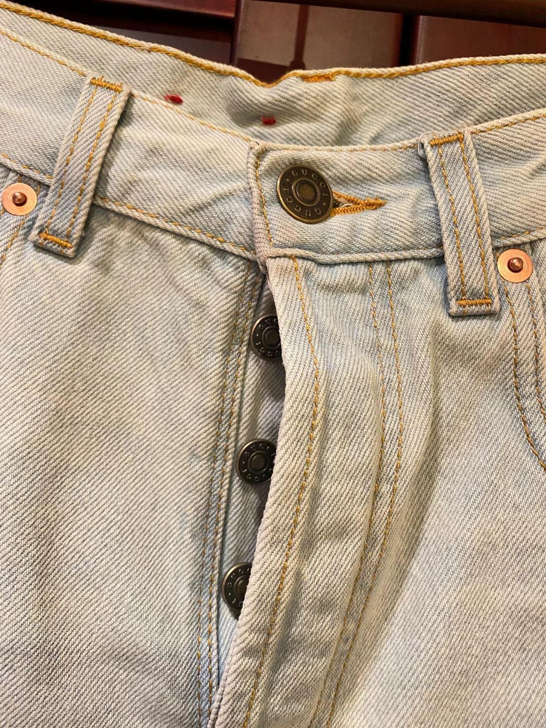 Gucci Gucci Women’s High-Waist Jeans Size 23" - 7 Thumbnail