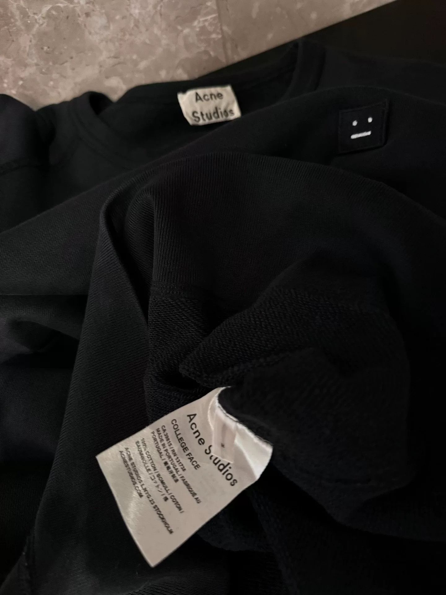 Acne Studios Acne Studios Black Long Sleeve Sweatshirt Size US M / EU 48-50 / 2 - 3 Thumbnail