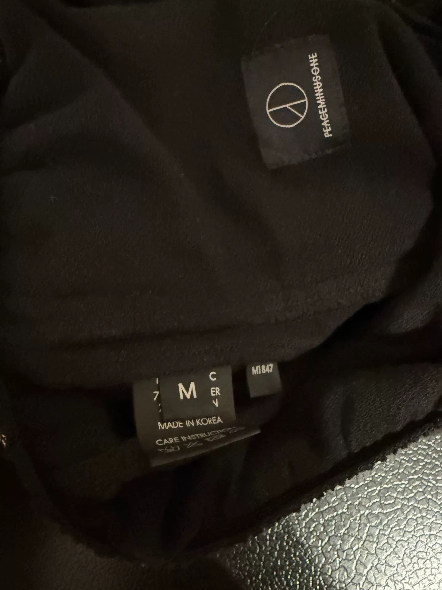 peaceminusone Peaceminusone Black Logo Sweatpants Size US 28 / EU 44 - 3 Thumbnail