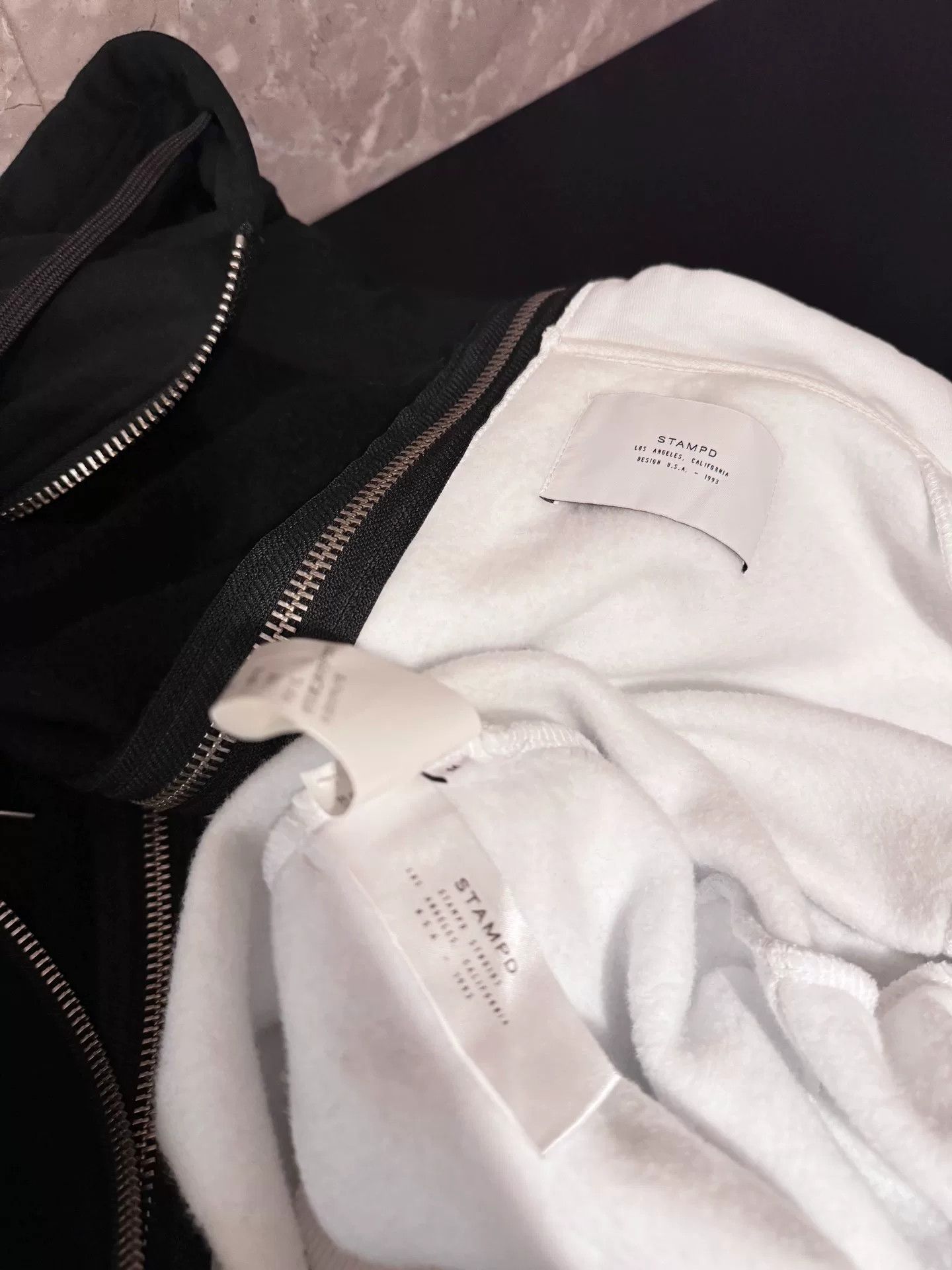 Stampd STAMPD Black and White Hooded Sweatshirt Size US M / EU 48-50 / 2 - 3 Thumbnail
