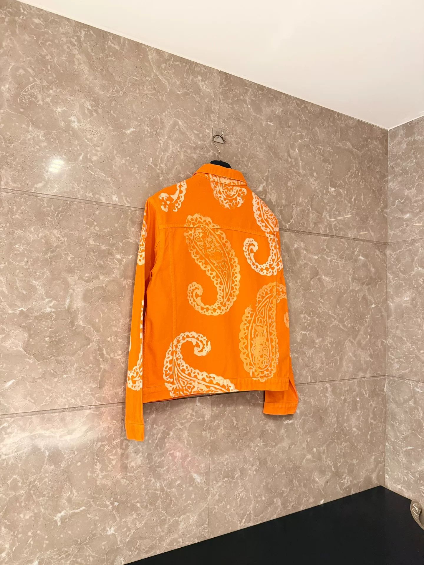 424 Orange Casual Print Jacket Limited Edition Size US M / EU 48-50 / 2 - 2 Thumbnail