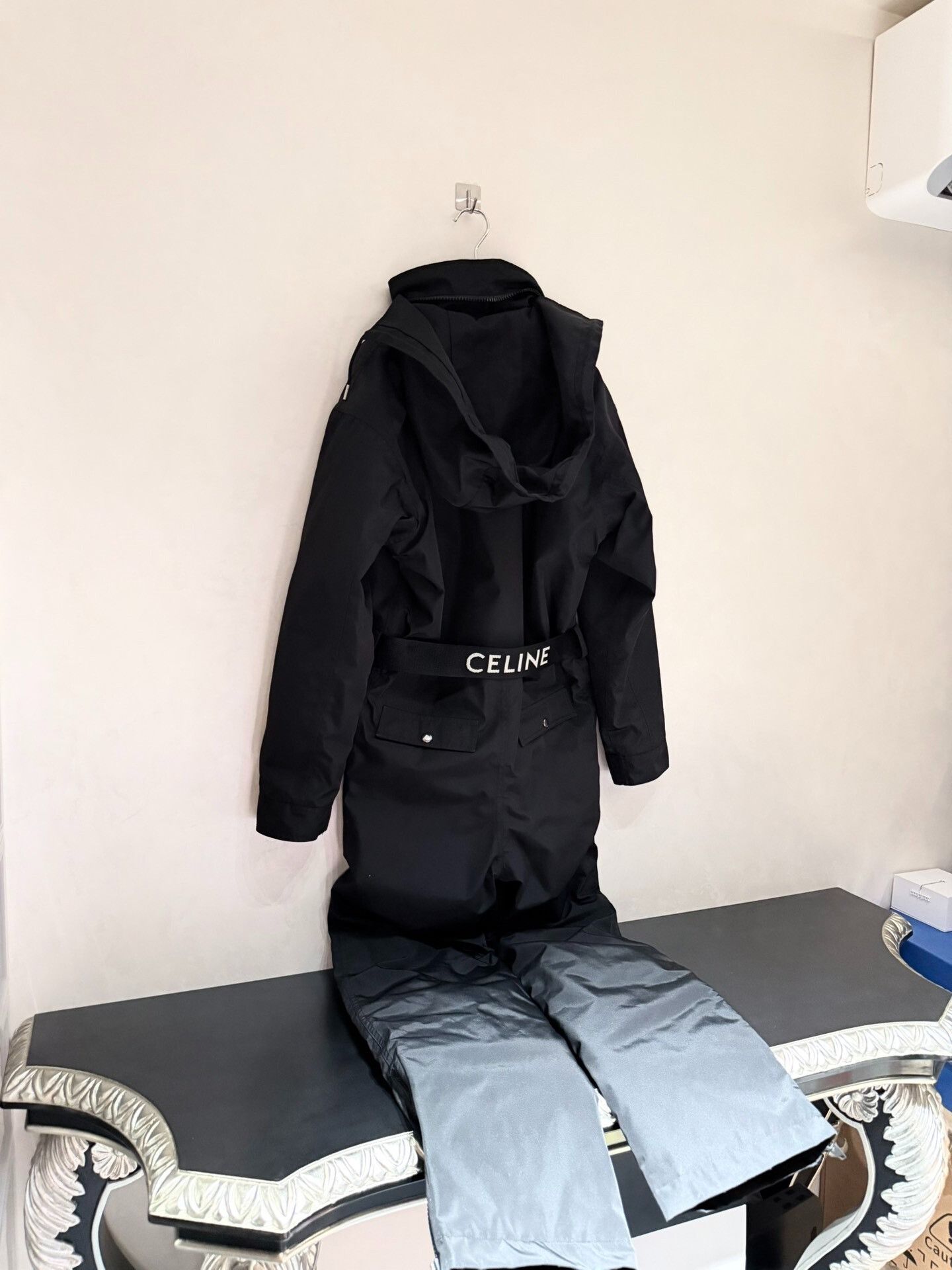 Celine Celine Black Ski Overall Unisex Size 44 Size US 28 / EU 44 - 2 Thumbnail