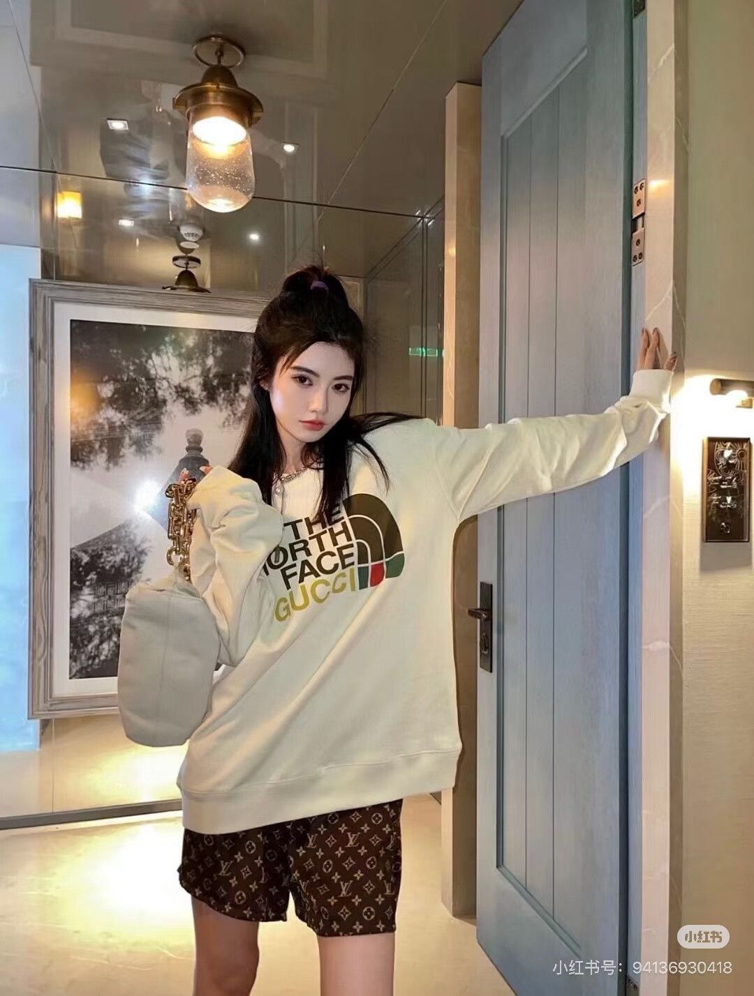 Gucci Gucci x The North Face Beige Sweatshirt Size US M / EU 48-50 / 2 - 5 Thumbnail
