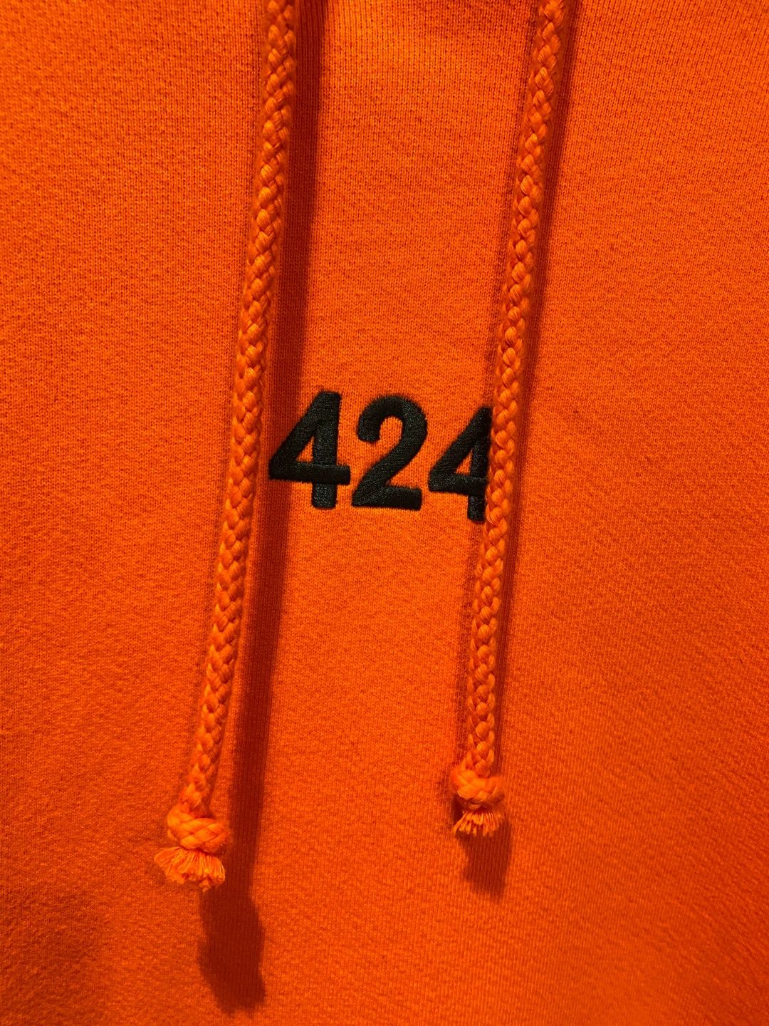 424 Orange Embroidered Logo Hoodie for Men Size US M / EU 48-50 / 2 - 3 Thumbnail